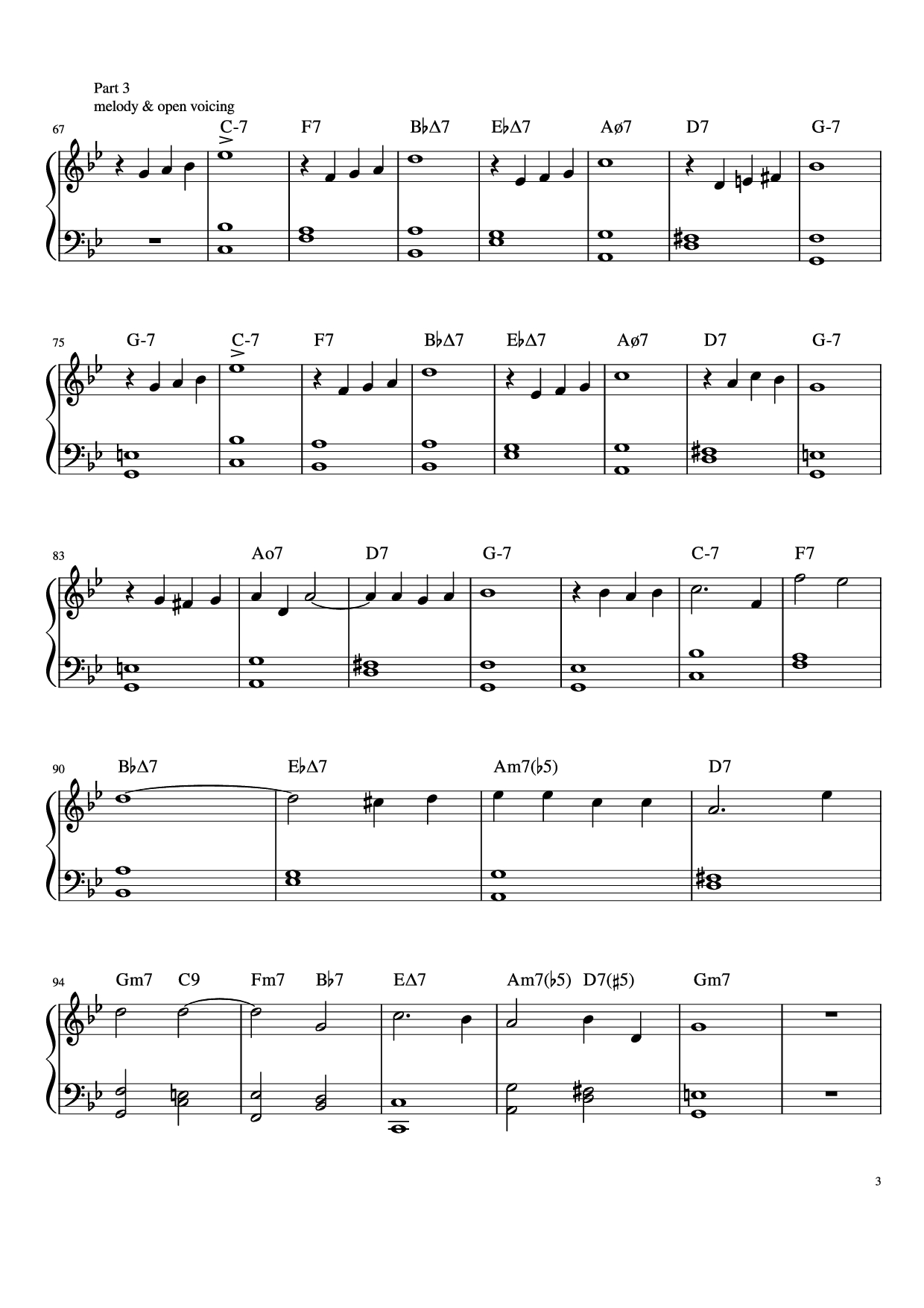 Trang 3 của Sheet nhạc PDF Piano bài hát Autumn Leaves Piano Easy - Joseph Kosma