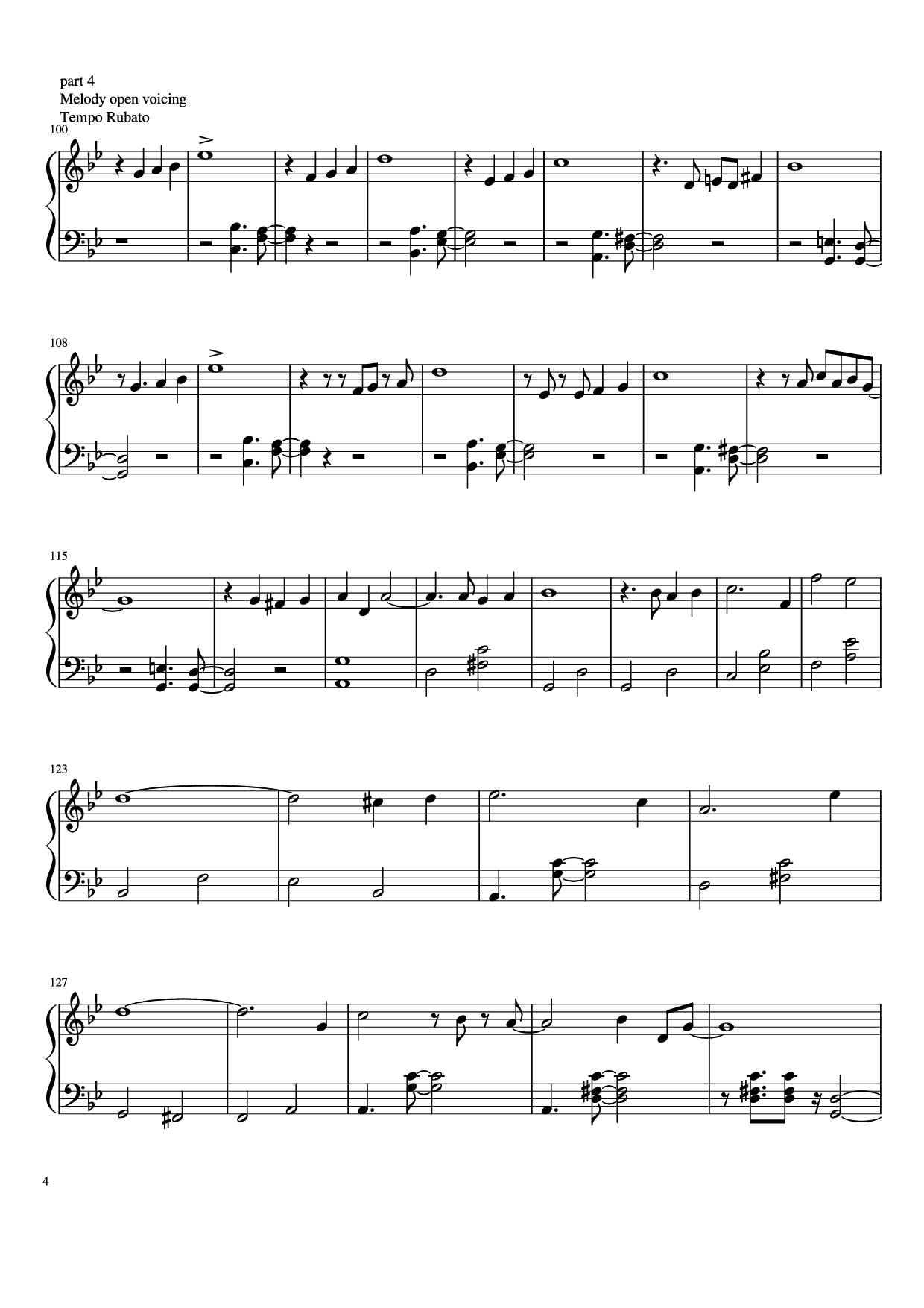Trang 4 của Sheet nhạc PDF Piano bài hát Autumn Leaves Piano Easy - Joseph Kosma