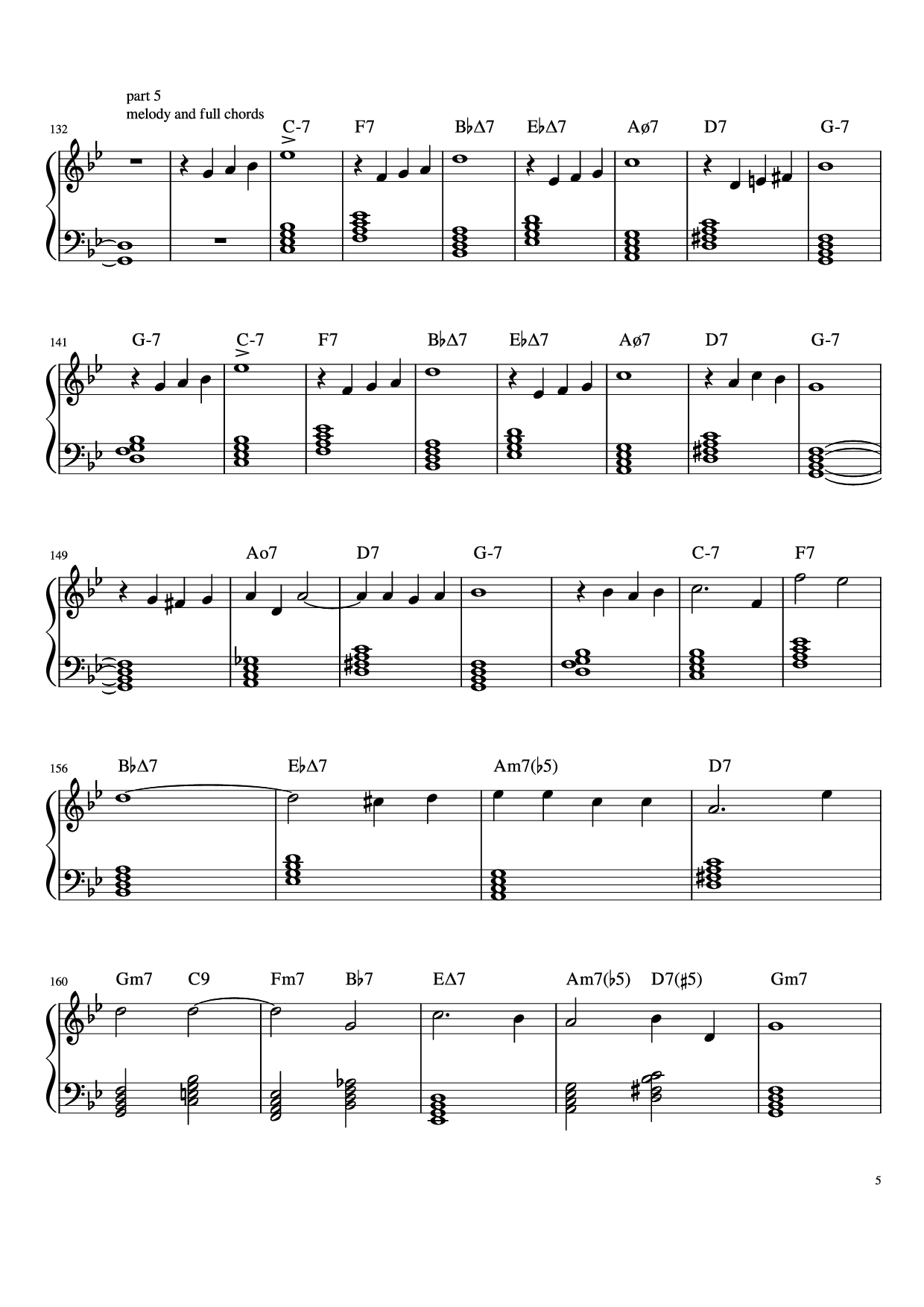 Trang 5 của Sheet nhạc PDF Piano bài hát Autumn Leaves Piano Easy - Joseph Kosma