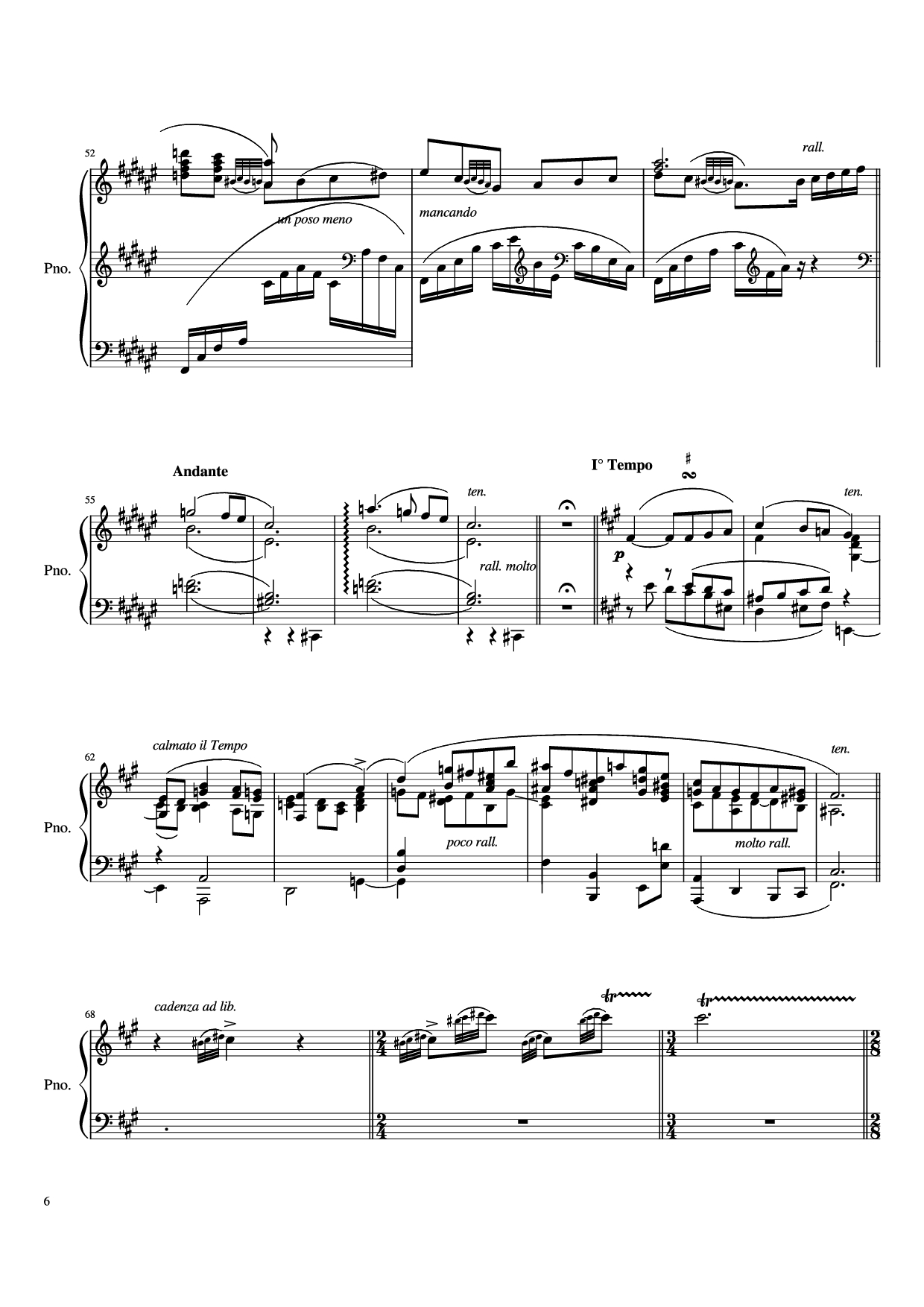 Trang 6 của Sheet nhạc PDF Piano bài hát IV. Quejas o la Maja y el Ruiseñor Piano - Enrique Granados