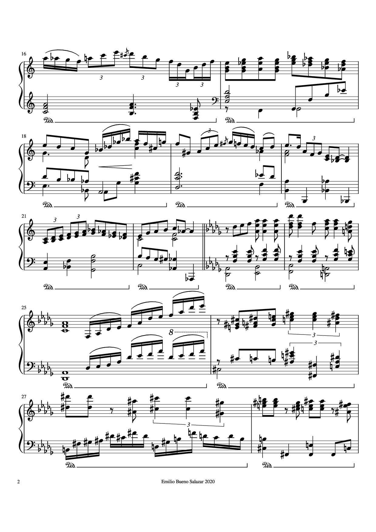 Trang 2 của Sheet nhạc PDF Piano bài hát Body and Soul Piano - Johnny Green