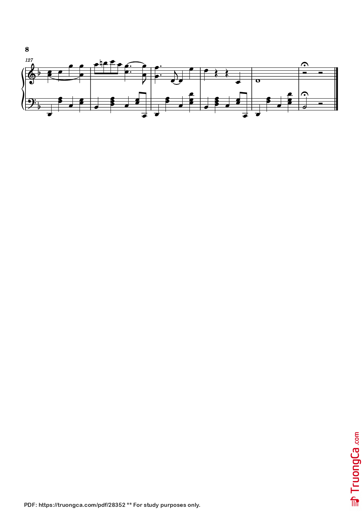 Trang 8 của Sheet nhạc PDF bài hát Anxiety Piano - Doechii