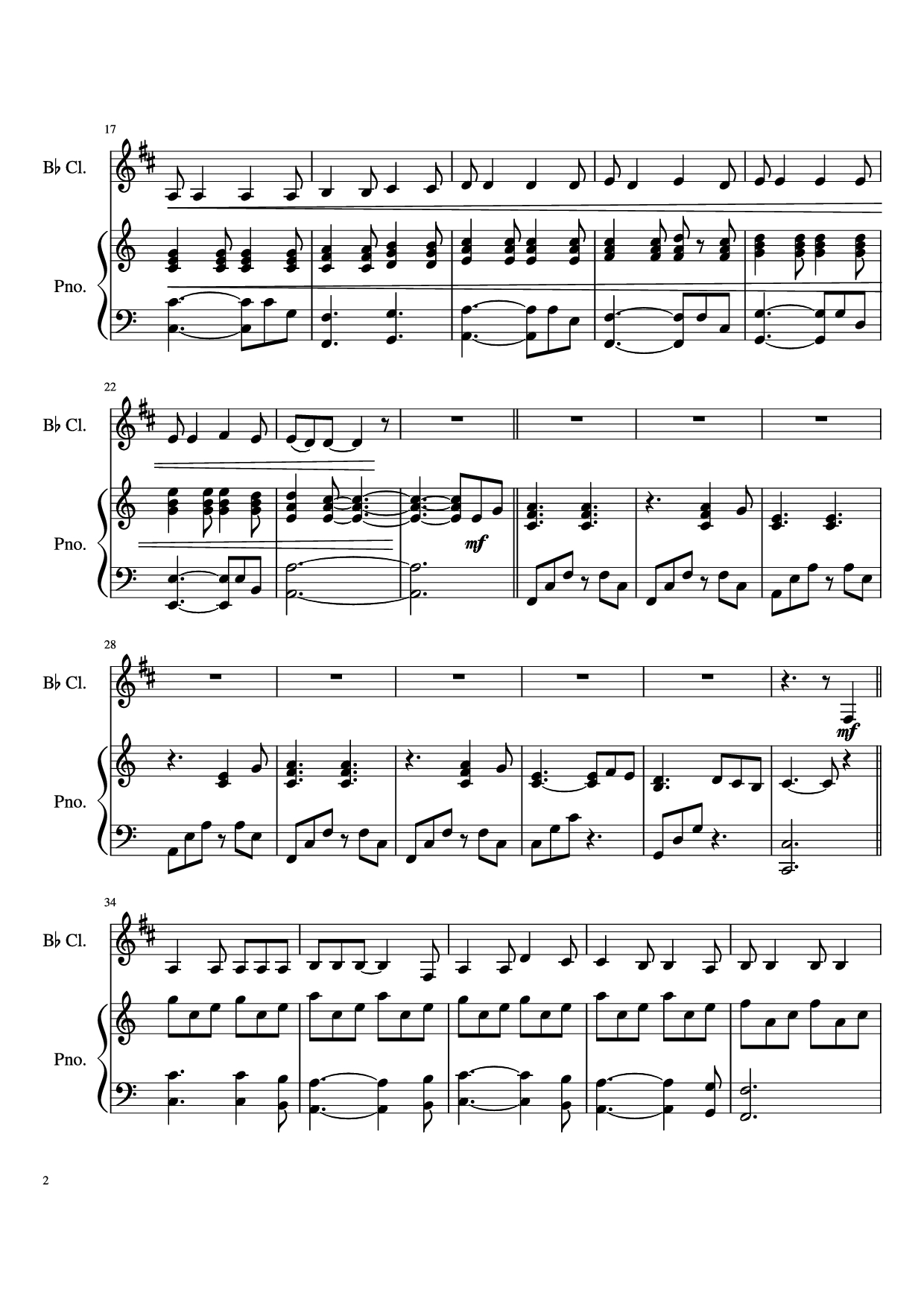 Trang 2 của Sheet nhạc PDF Piano bài hát Hallelujah Piano - Leonard Cohen