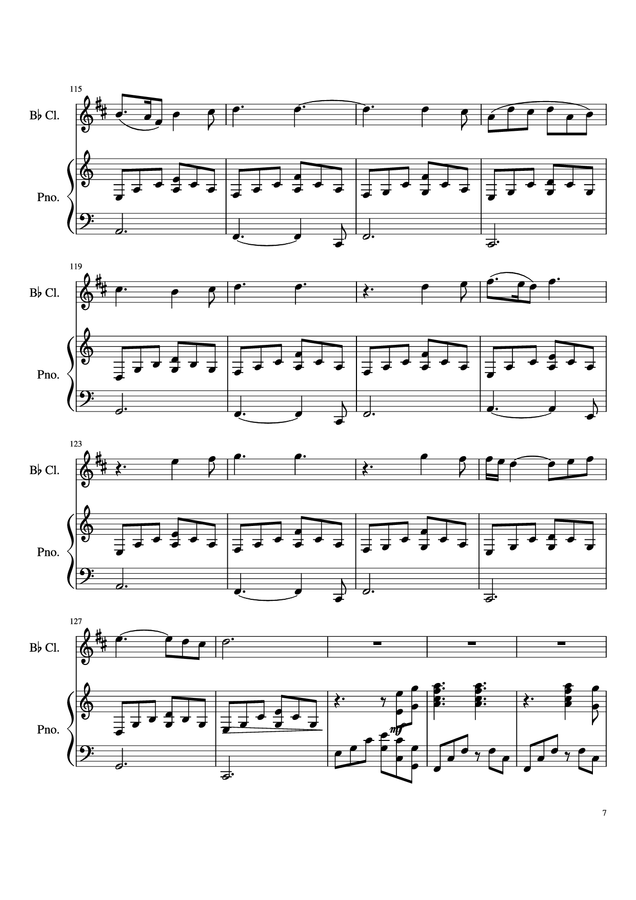 Trang 7 của Sheet nhạc PDF Piano bài hát Hallelujah Piano - Leonard Cohen