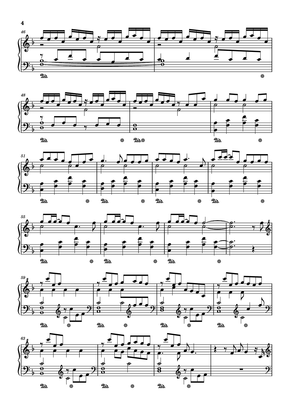Trang 4 của Sheet nhạc PDF bài hát mumei Piano - Nanashi Mumei