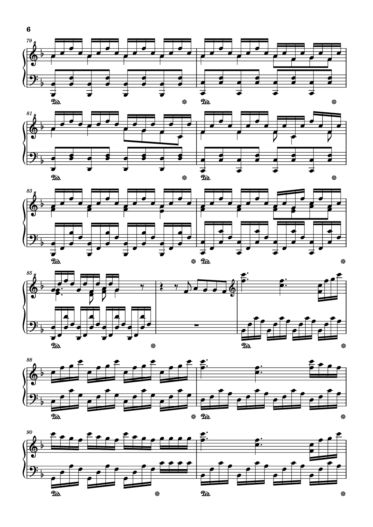 Trang 6 của Sheet nhạc PDF bài hát mumei Piano - Nanashi Mumei