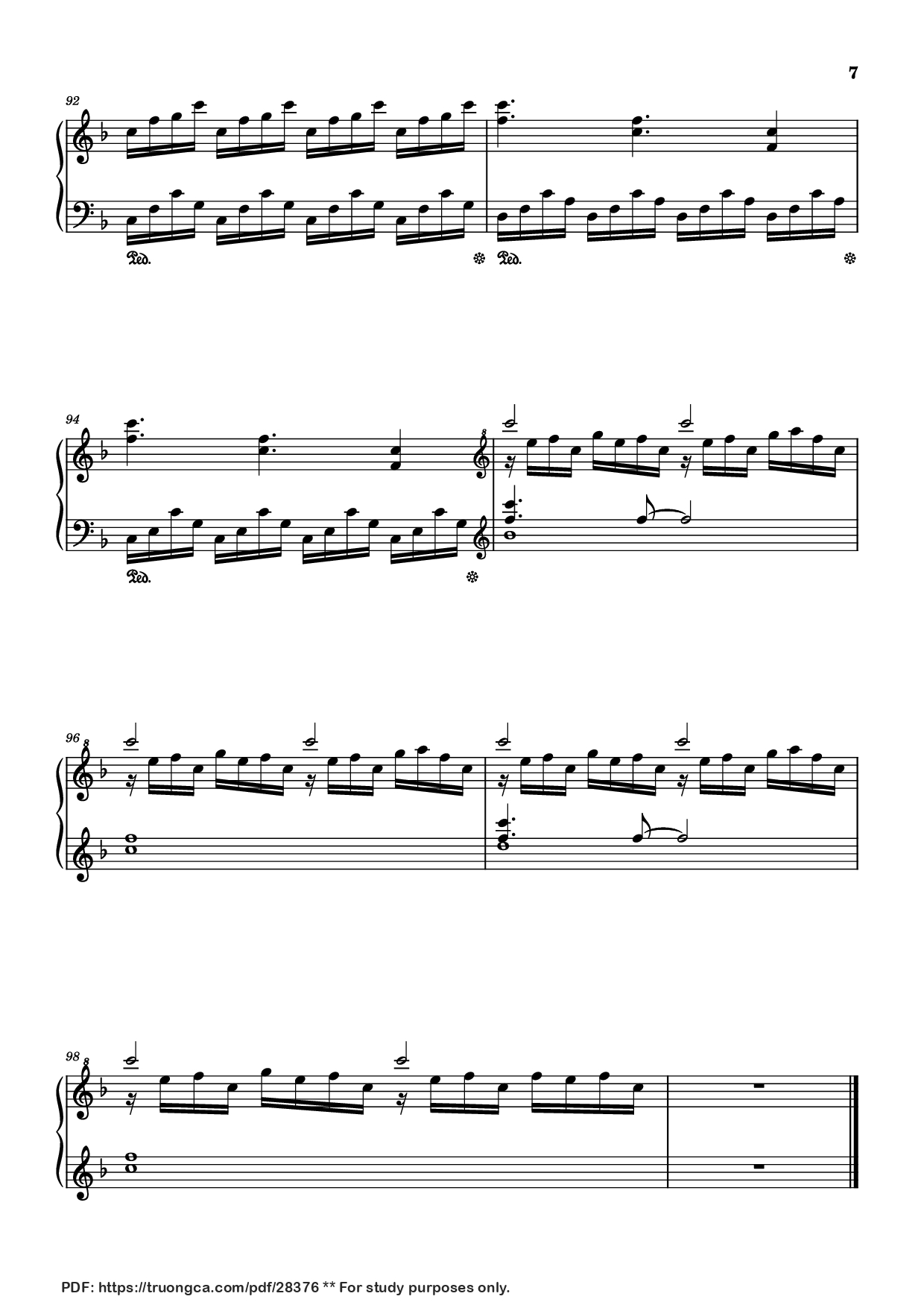 Trang 7 của Sheet nhạc PDF bài hát mumei Piano - Nanashi Mumei