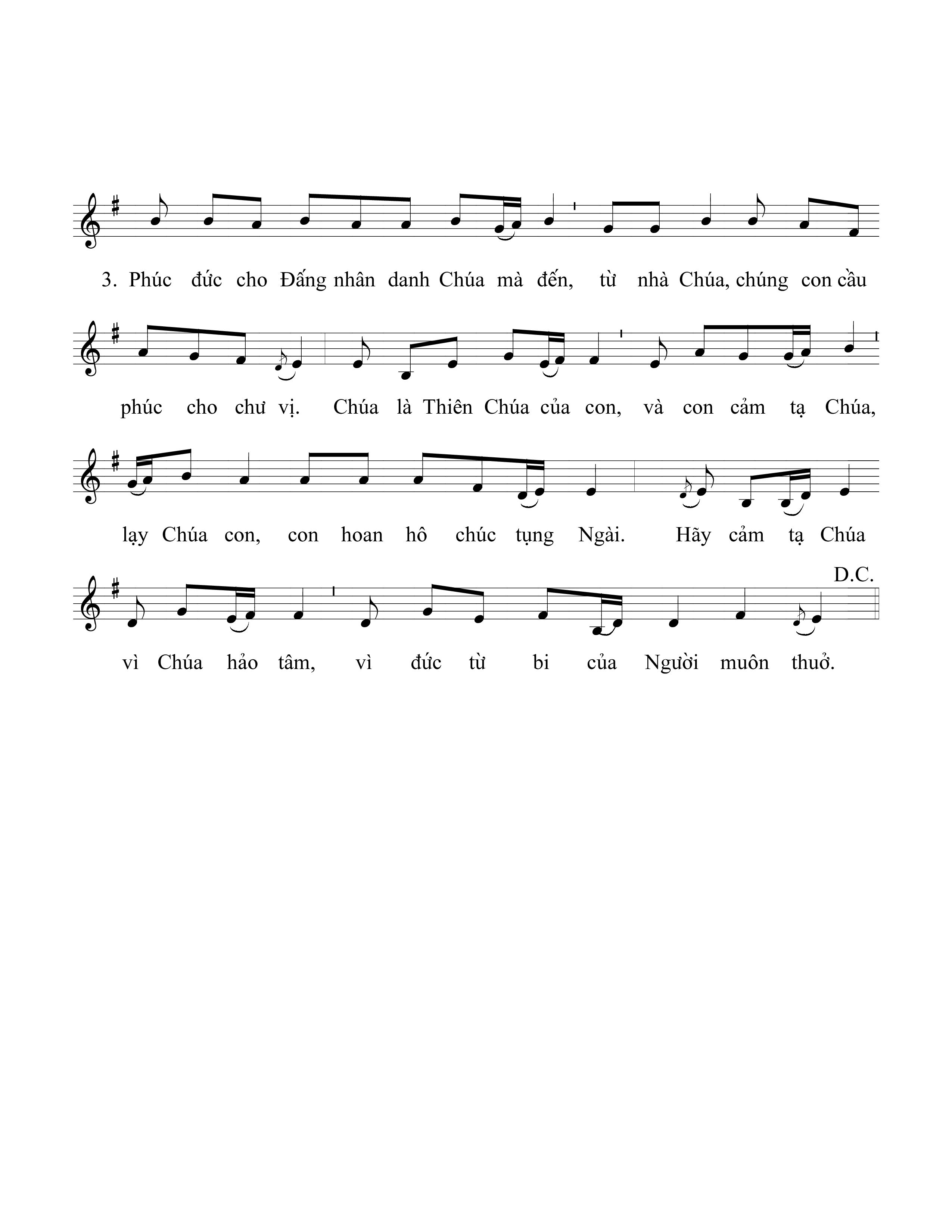 Trang 2 của Sheet nhạc PDF bài hát Thánh Vịnh 117, Chúa Nhật 4B Phục Sinh - Đỗ Vy Hạ