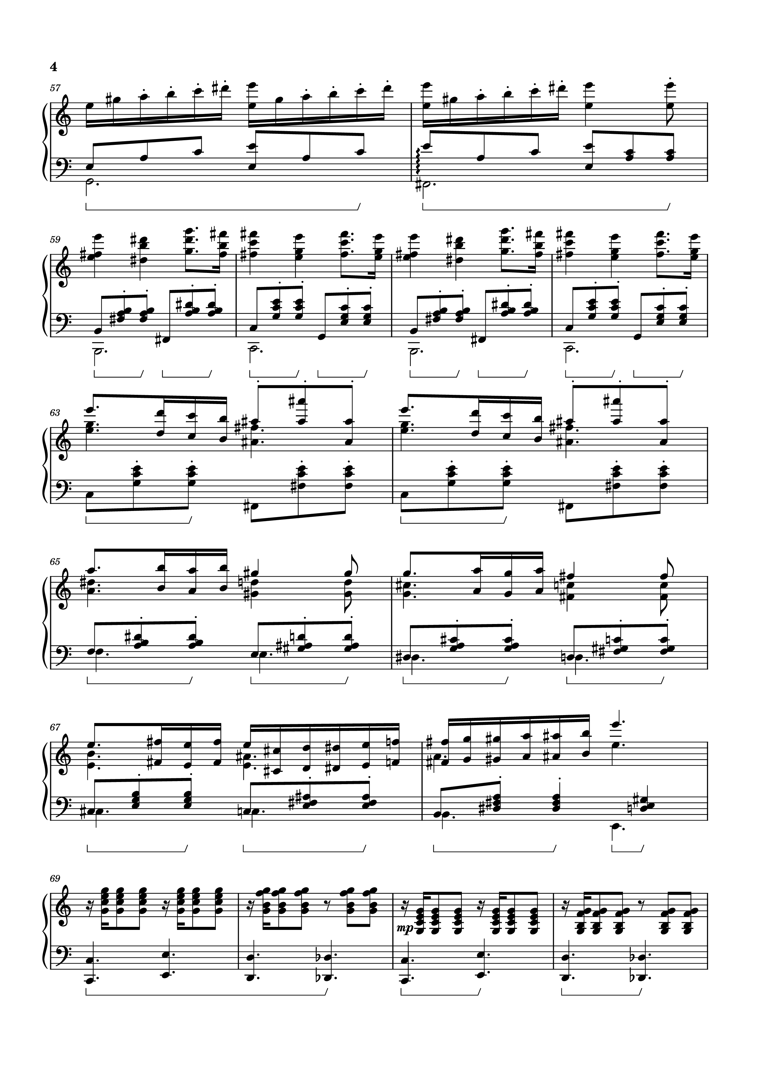 Trang 4 của Sheet nhạc PDF bài hát Waltz from Masquerade Piano - Khachaturian Trio