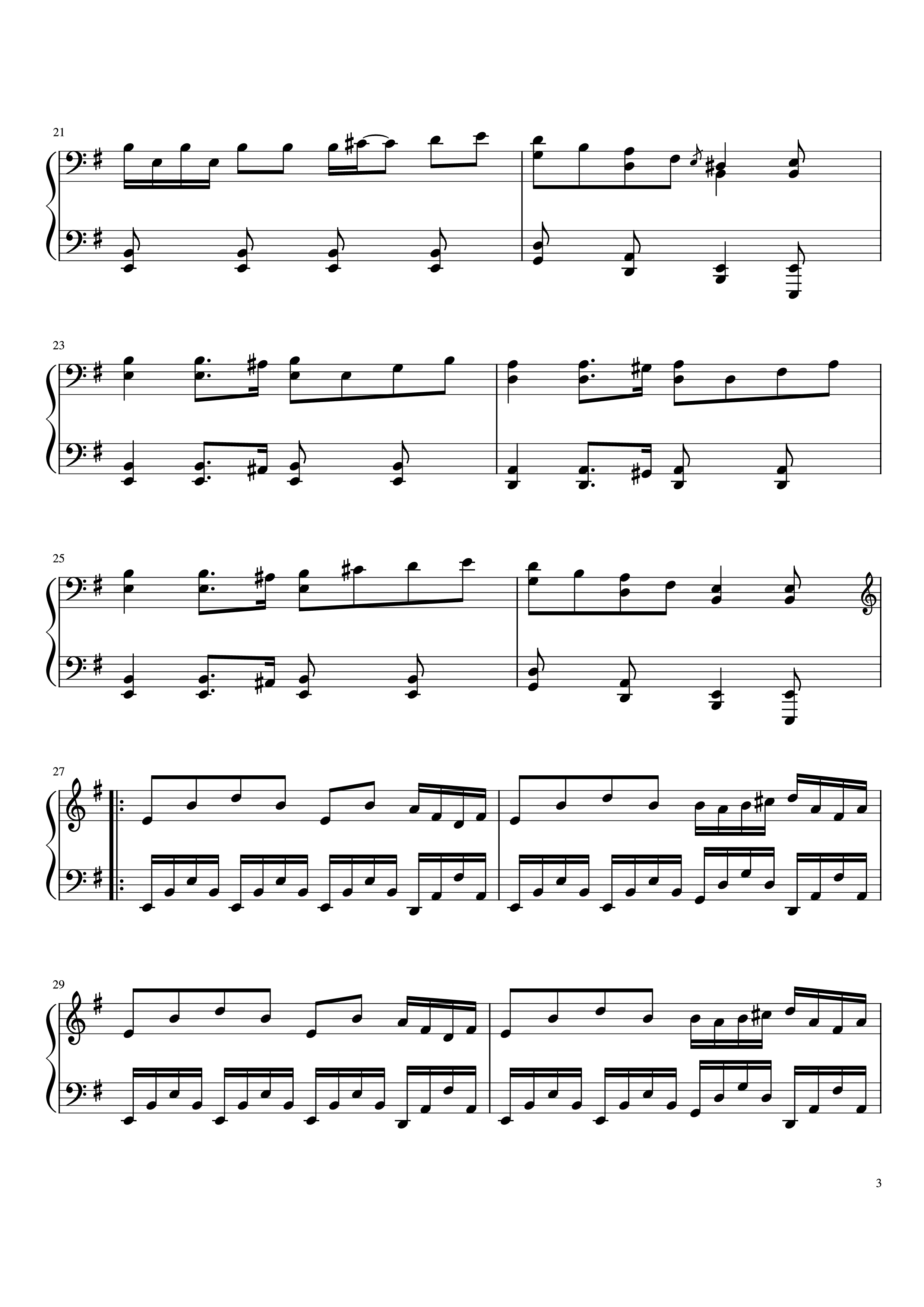 Trang 3 của Sheet nhạc PDF bài hát Drunken Sailor Piano - Irish Rovers