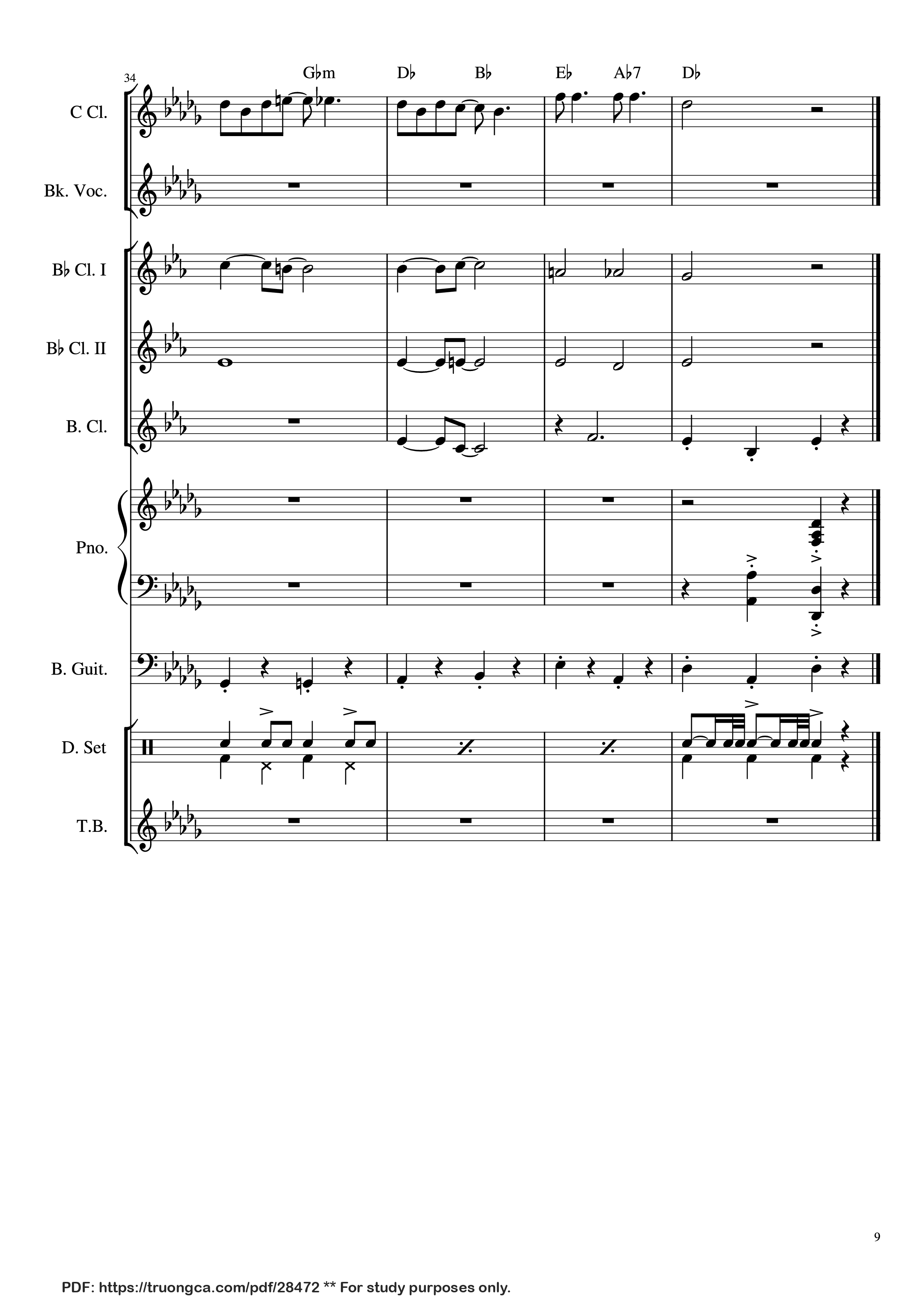 Trang 9 của Sheet nhạc PDF Piano bài hát THE JONNY PARKER THEME Piano - The Two Best Beatles