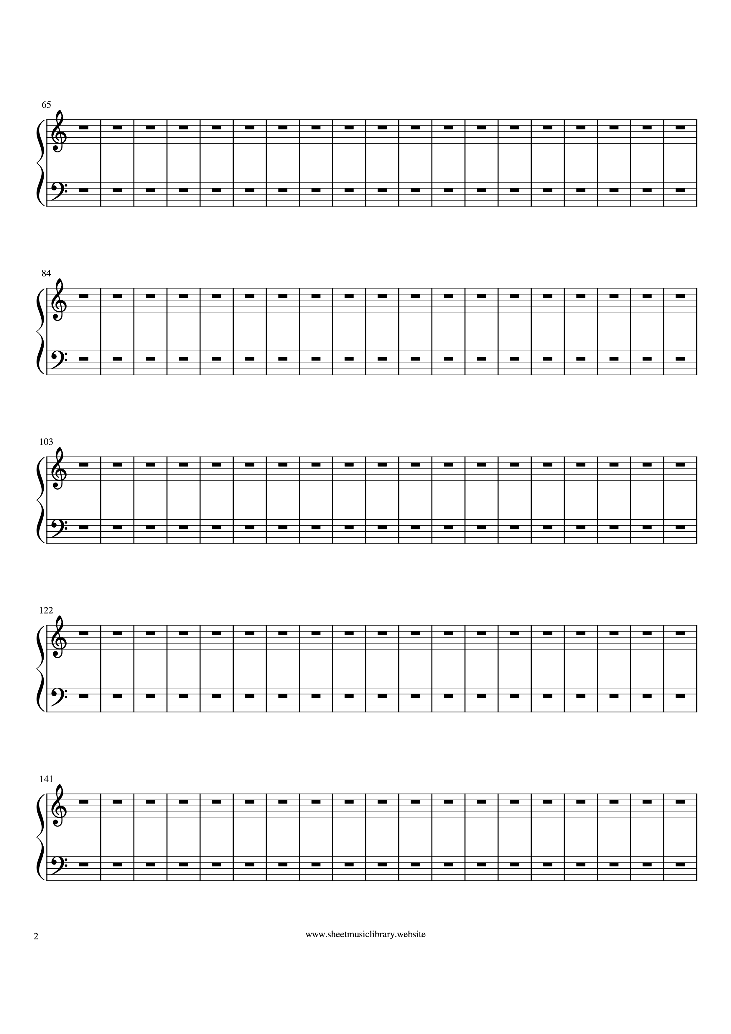 Trang 2 của Sheet nhạc PDF Piano bài hát Waltz (from Masquerade Suite) Piano - Aram Khachaturian