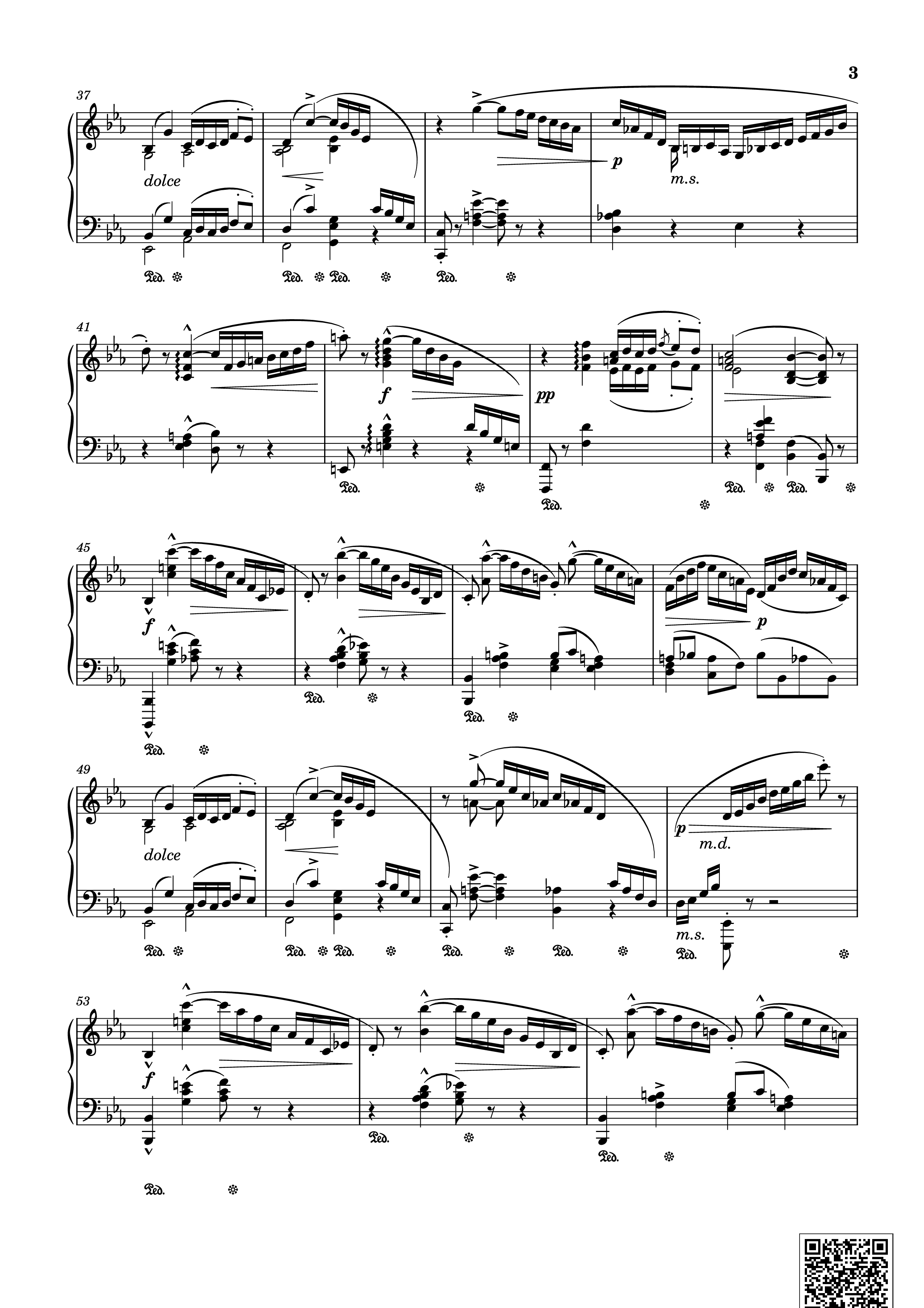 Trang 3 của Sheet nhạc PDF Piano bài hát Arabesque No. 1 in G Minor Piano - Cécile Chaminade