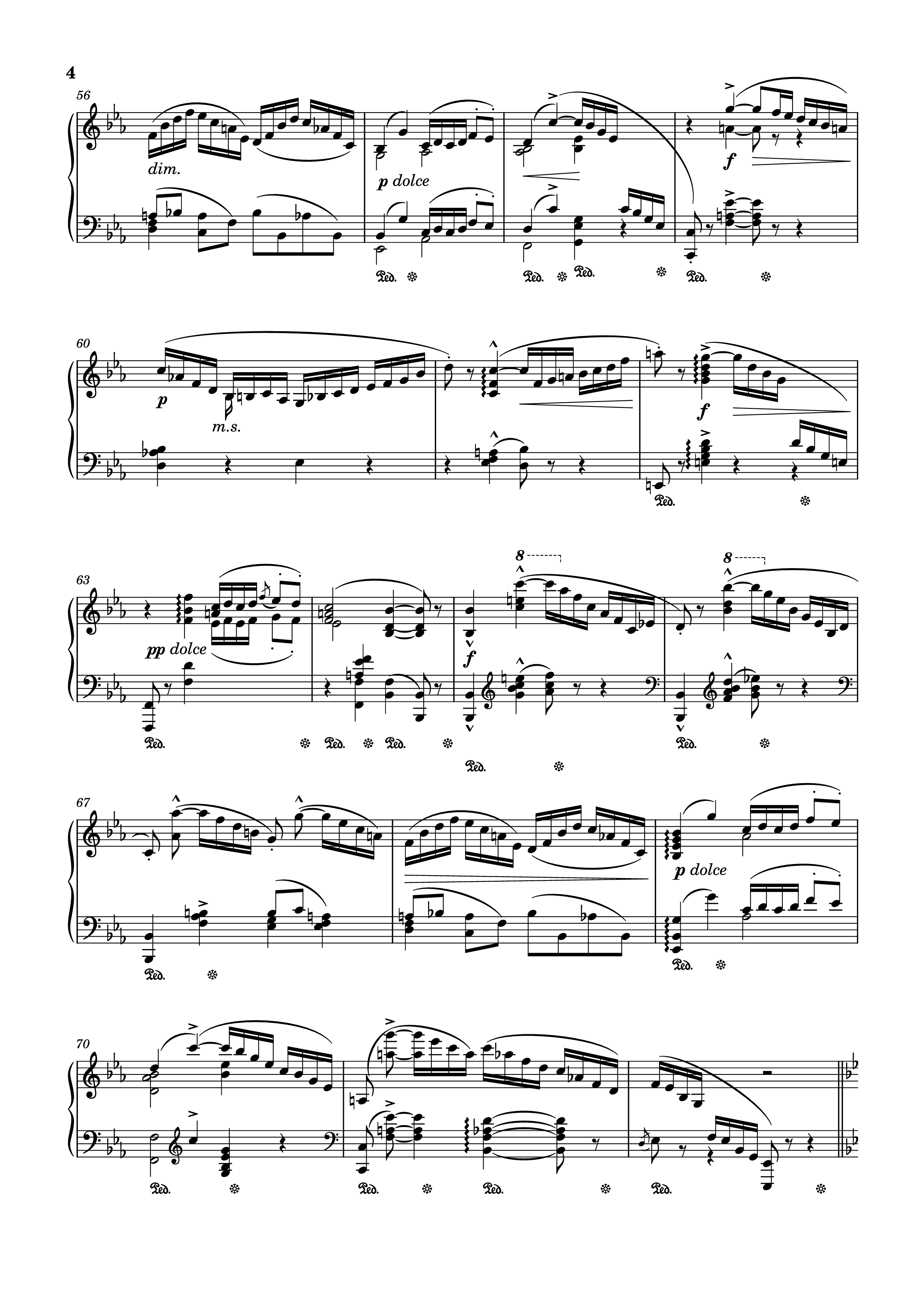 Trang 4 của Sheet nhạc PDF Piano bài hát Arabesque No. 1 in G Minor Piano - Cécile Chaminade