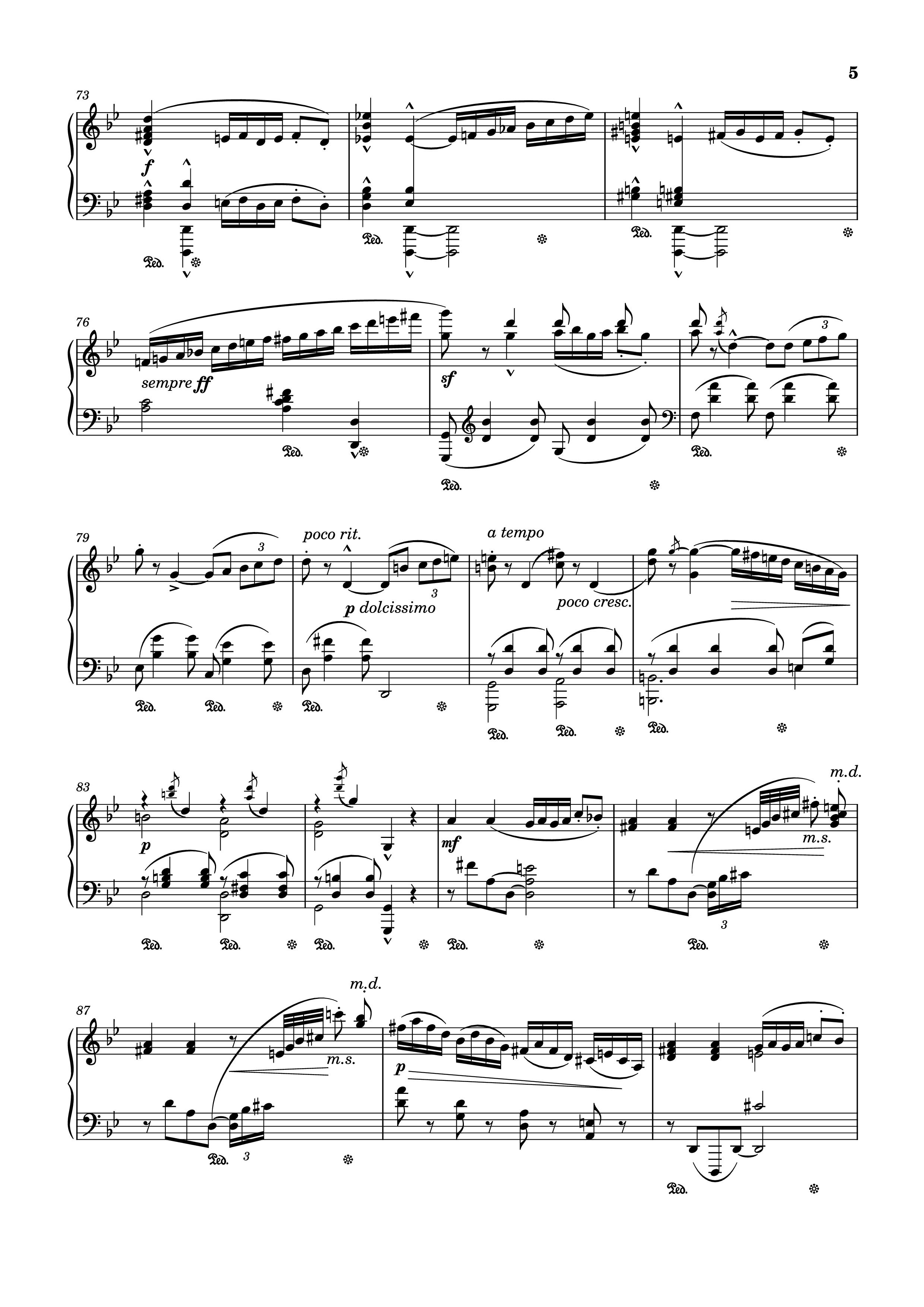 Trang 5 của Sheet nhạc PDF Piano bài hát Arabesque No. 1 in G Minor Piano - Cécile Chaminade