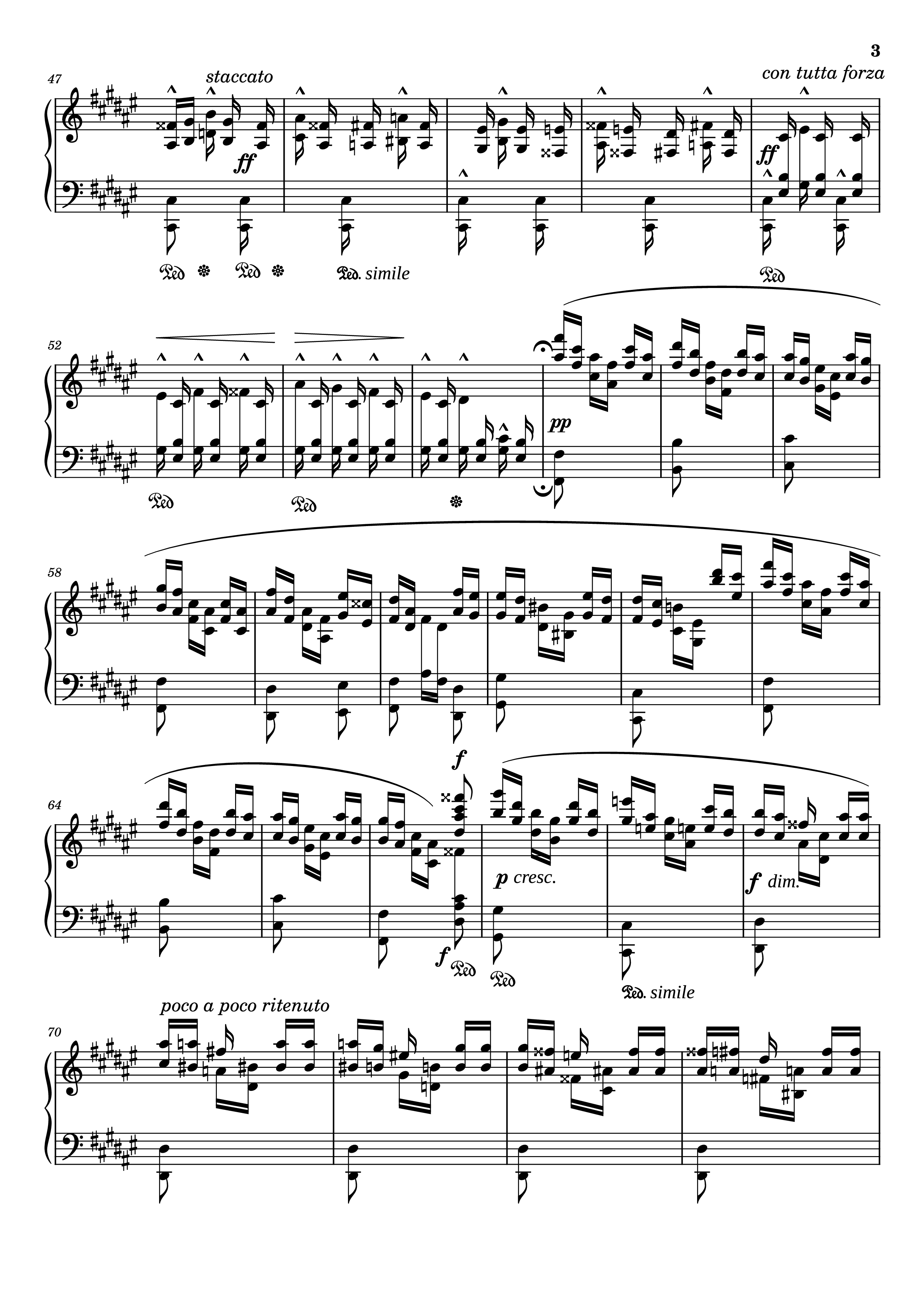 Trang 3 của Sheet nhạc PDF Piano bài hát Étude Caractéristique No. 6 in F♯ Major - Adolf von Henselt