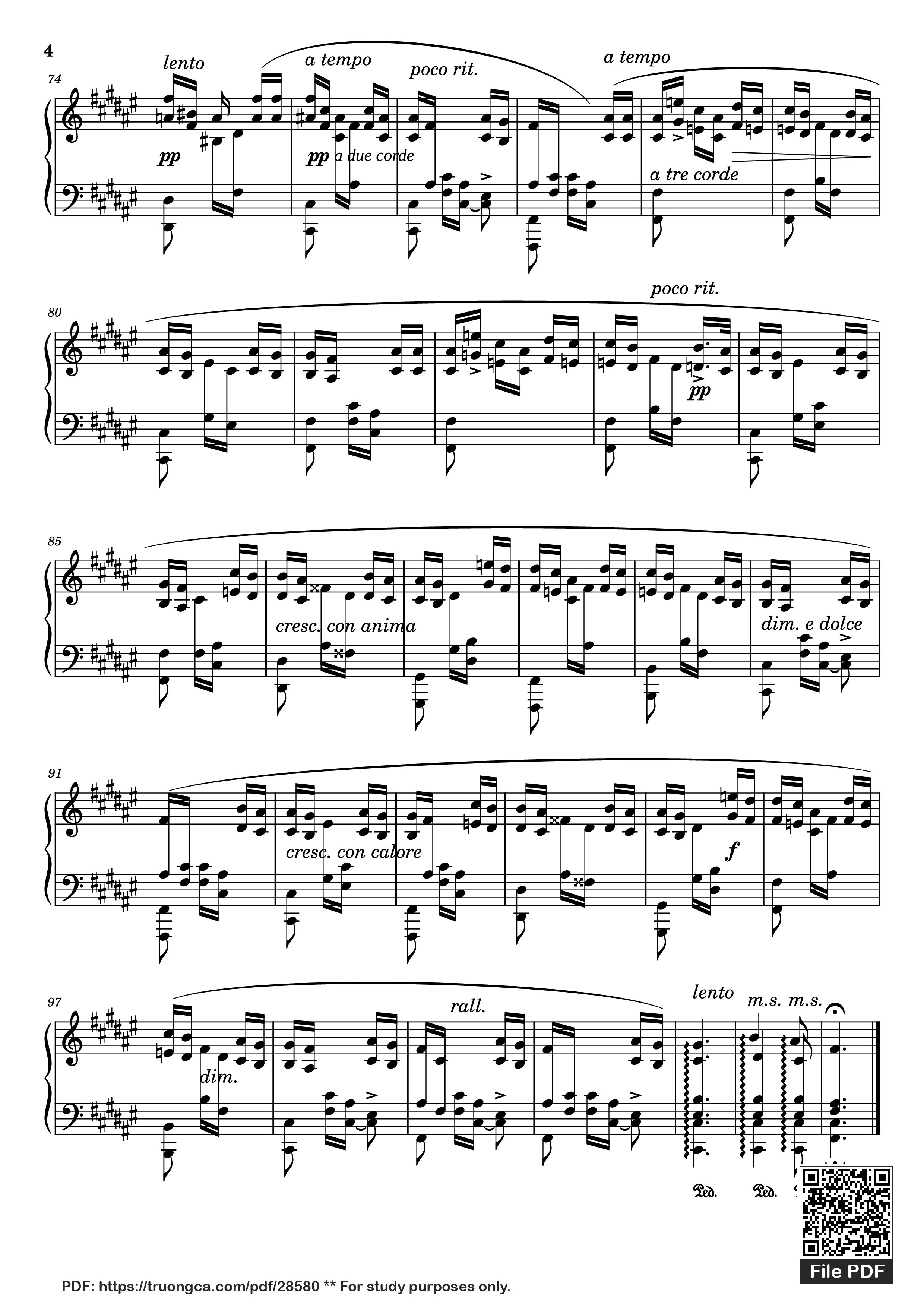 Trang 4 của Sheet nhạc PDF Piano bài hát Étude Caractéristique No. 6 in F♯ Major - Adolf von Henselt