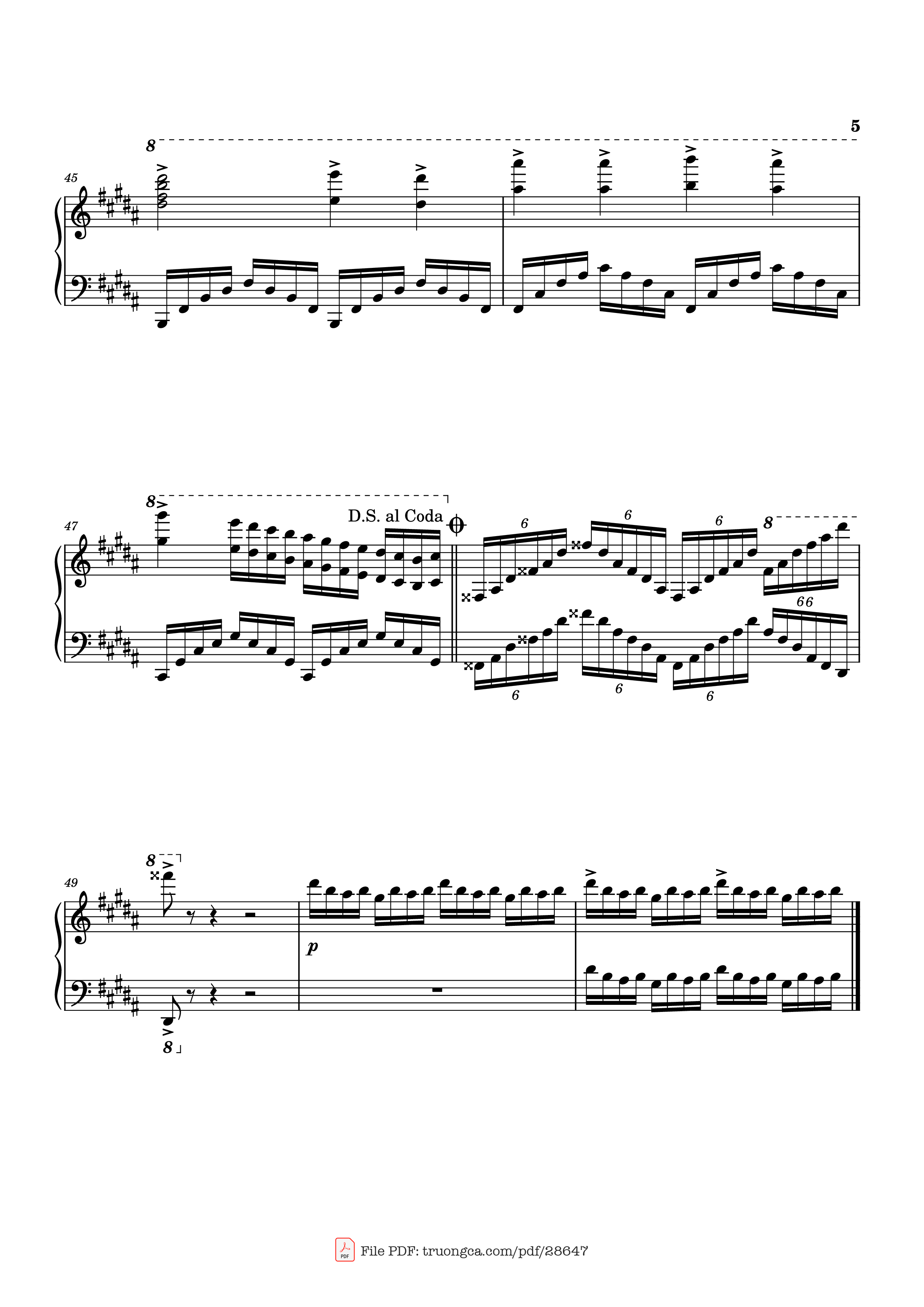 Trang 5 của Sheet nhạc PDF Piano bài hát PULSE Piano - Tony Ann