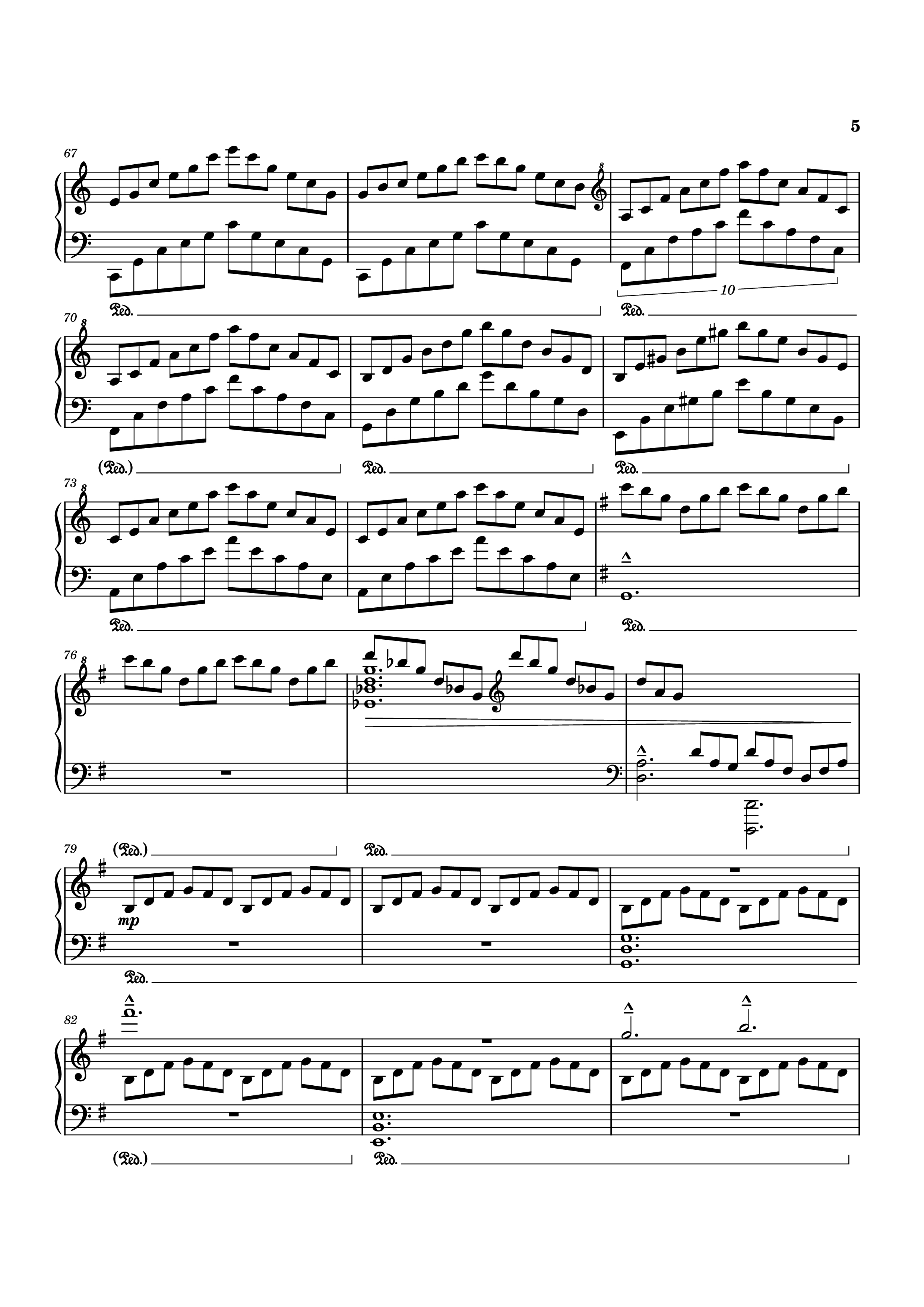 Trang 5 của Sheet nhạc PDF Piano bài hát Time Piano - Tony Ann