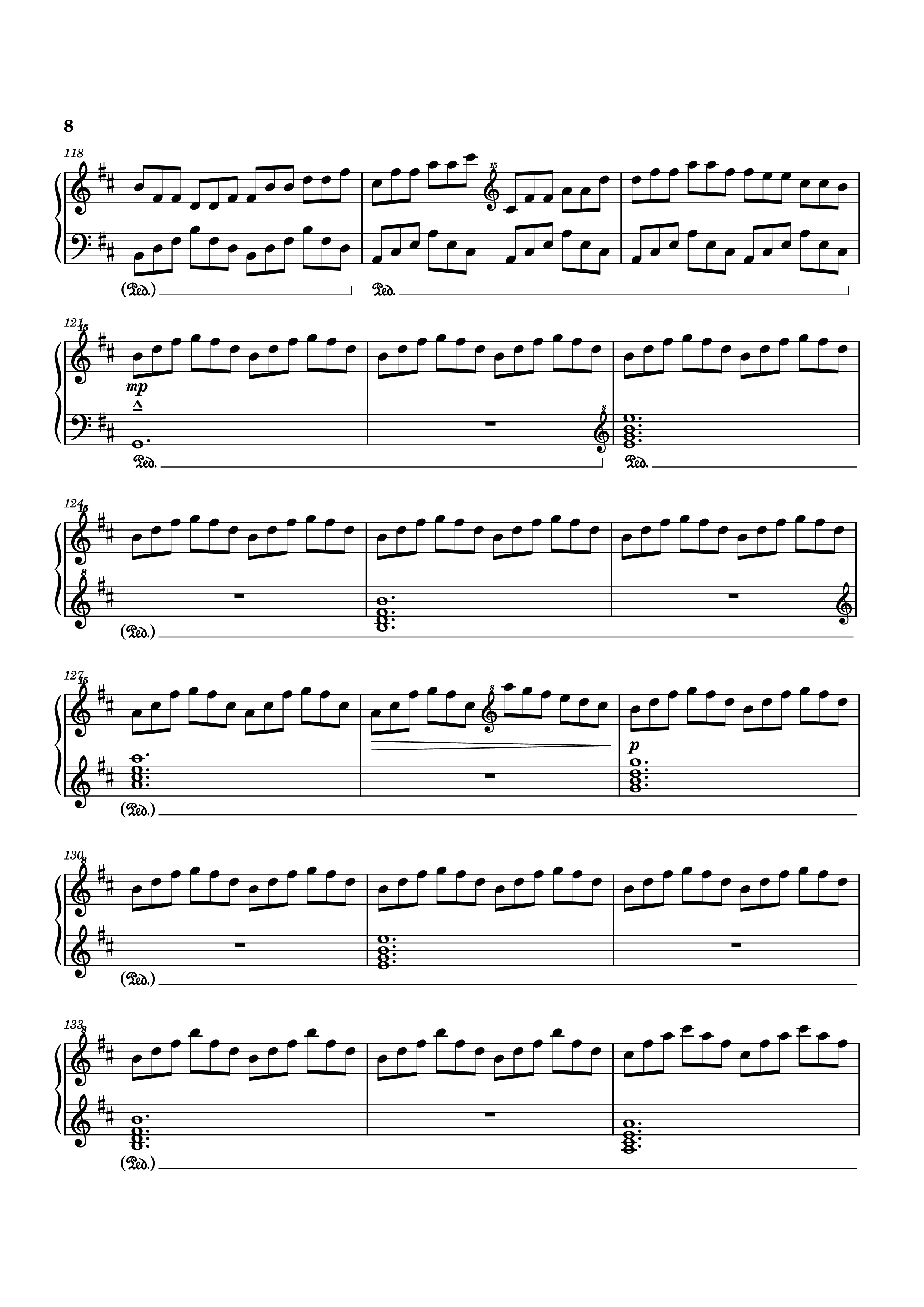 Trang 8 của Sheet nhạc PDF Piano bài hát Time Piano - Tony Ann