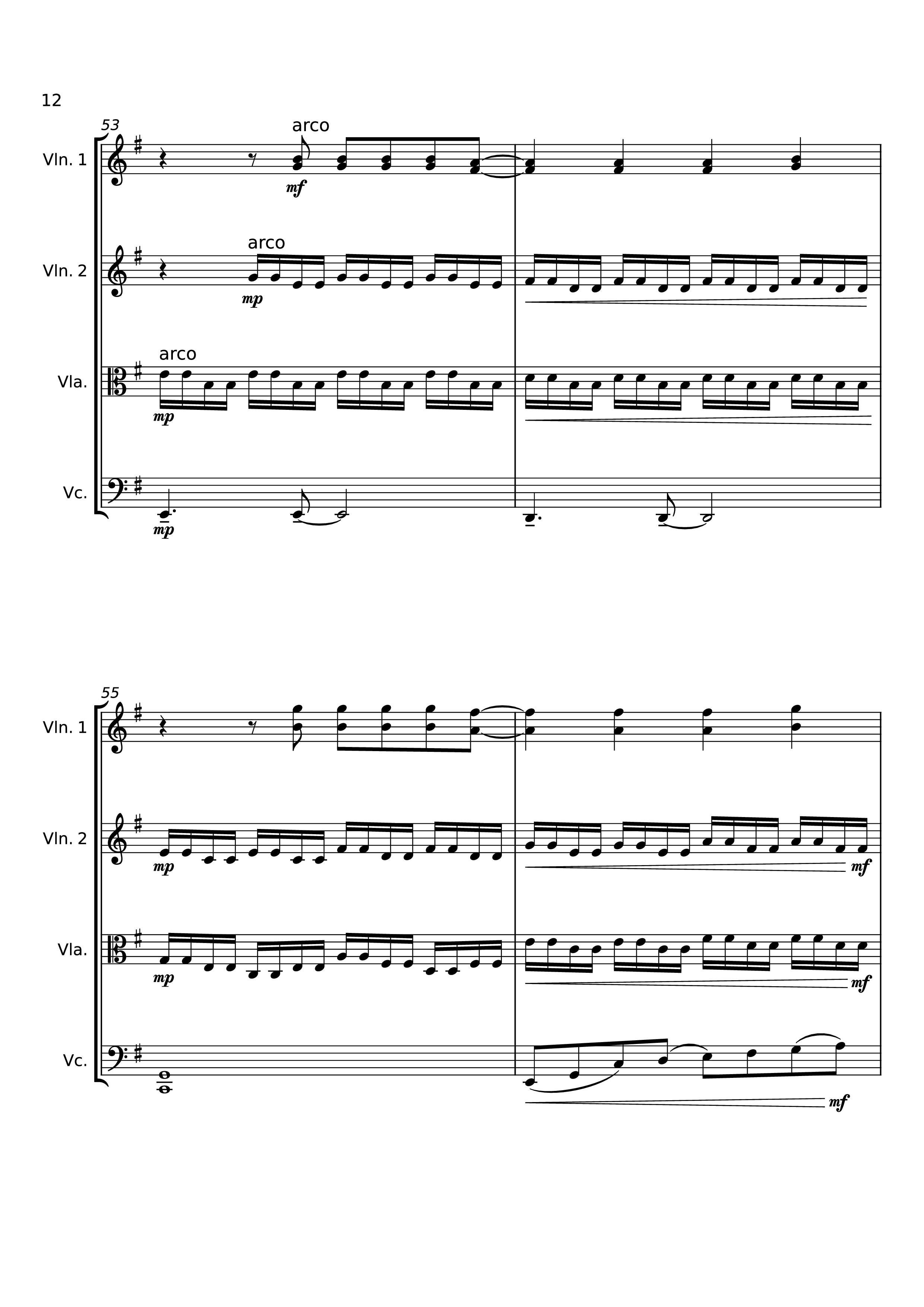 Trang 12 của Sheet nhạc PDF bài hát Dancing On My Own Violin - Svetakorol777