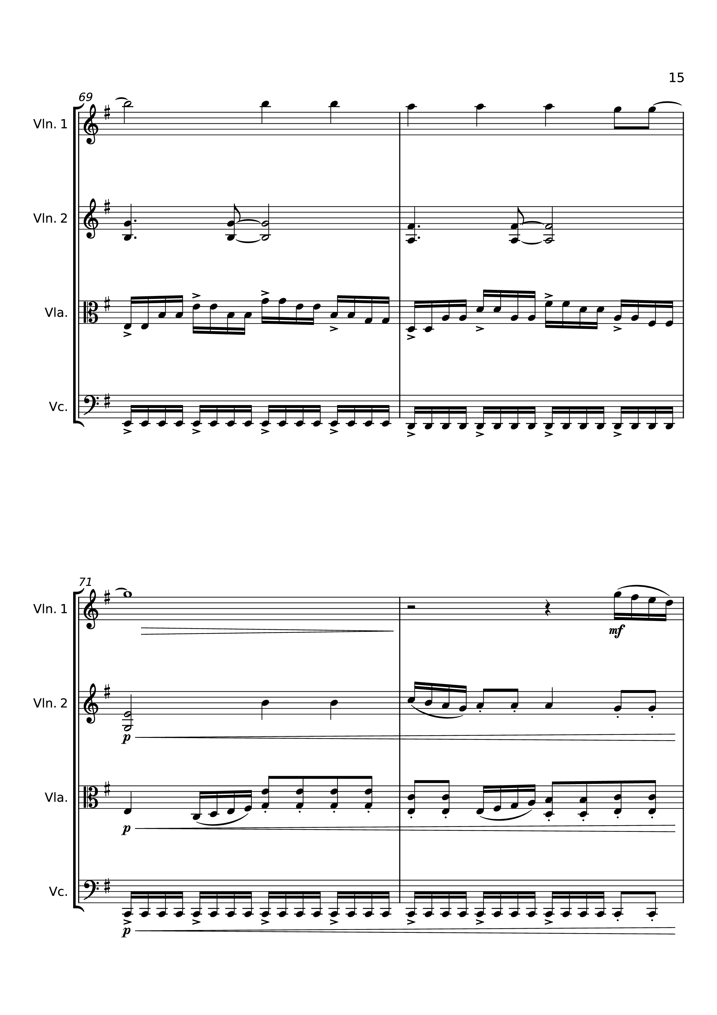 Trang 15 của Sheet nhạc PDF bài hát Dancing On My Own Violin - Svetakorol777