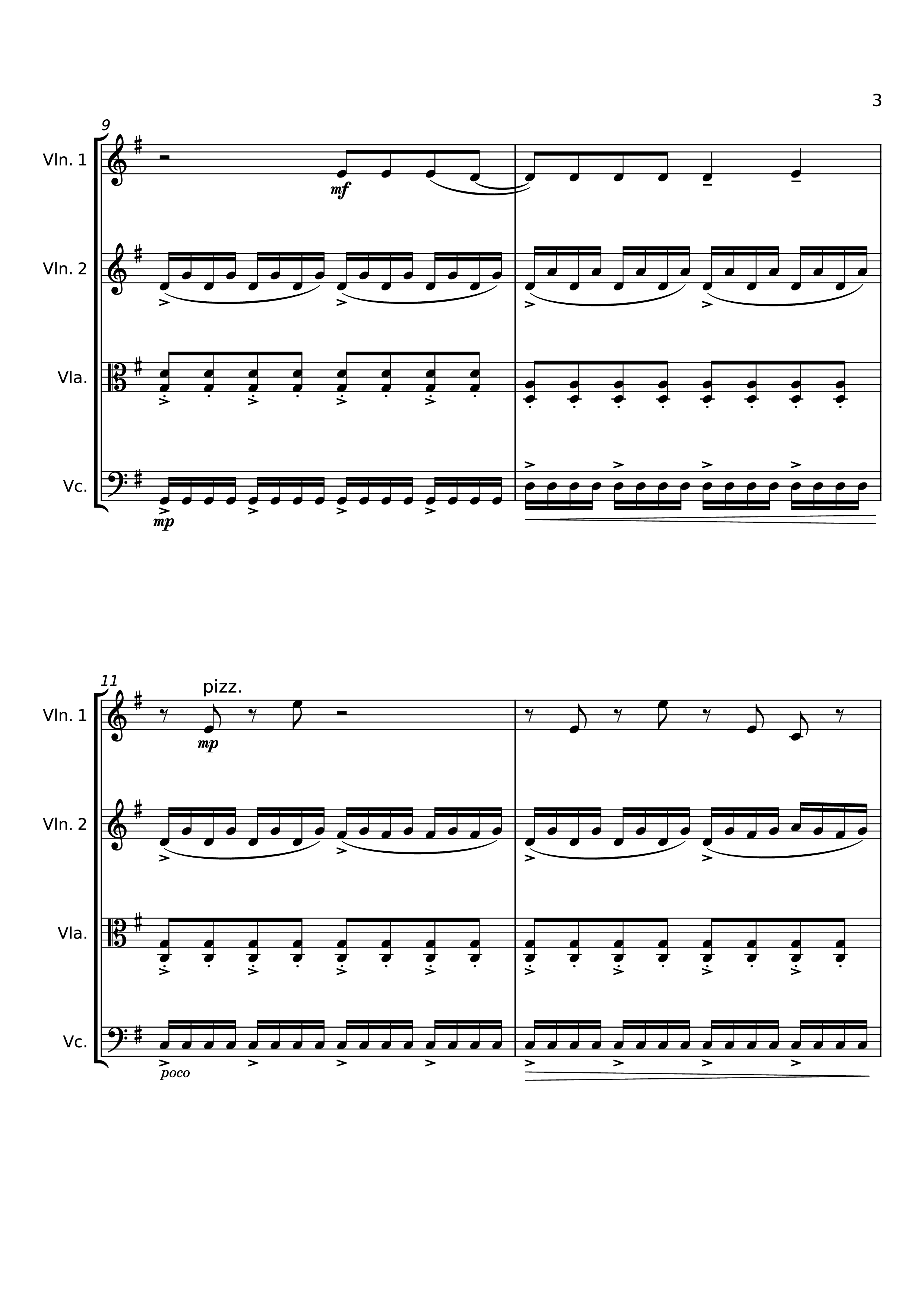 Trang 3 của Sheet nhạc PDF bài hát Dancing On My Own Violin - Svetakorol777