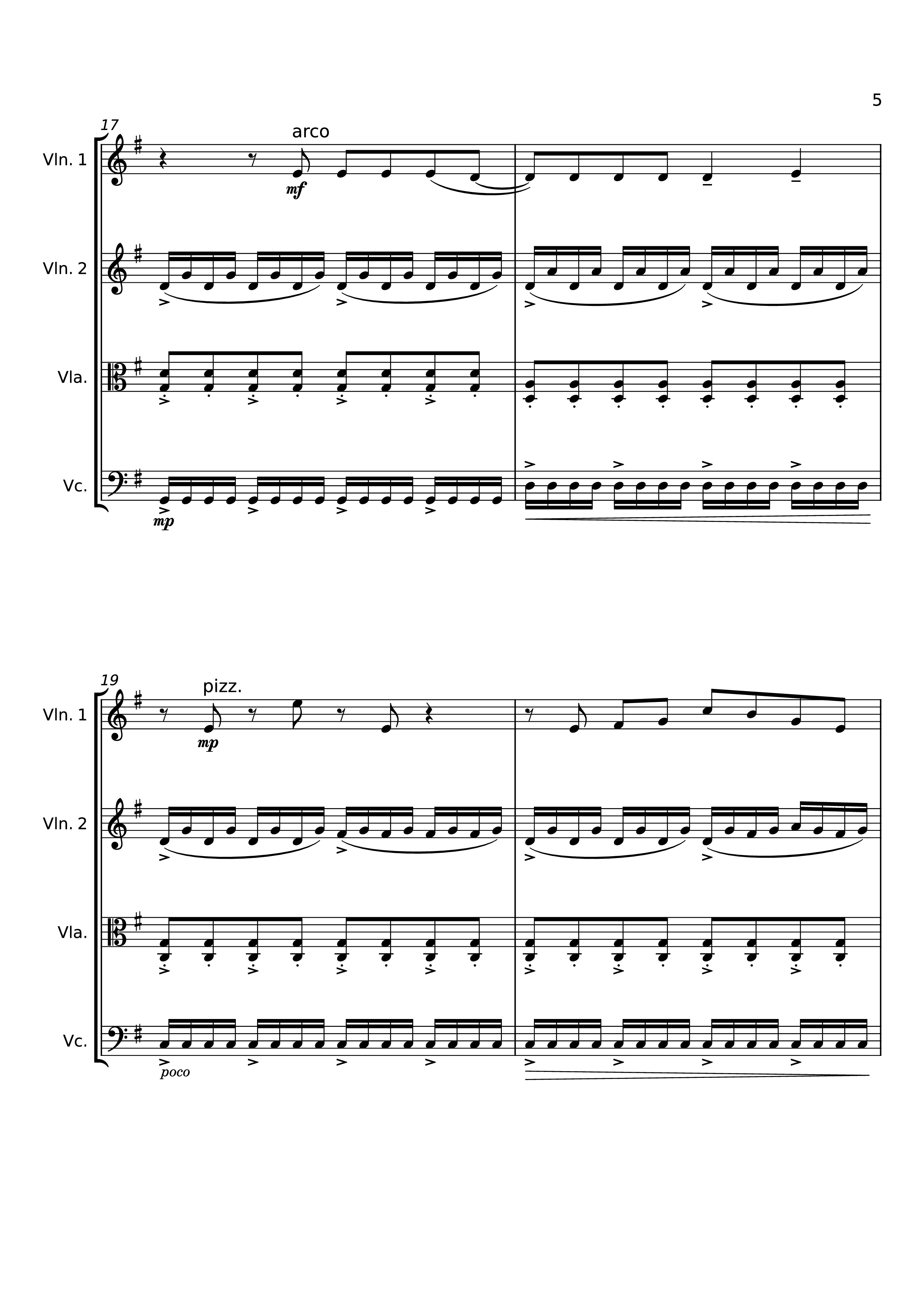 Trang 5 của Sheet nhạc PDF bài hát Dancing On My Own Violin - Svetakorol777