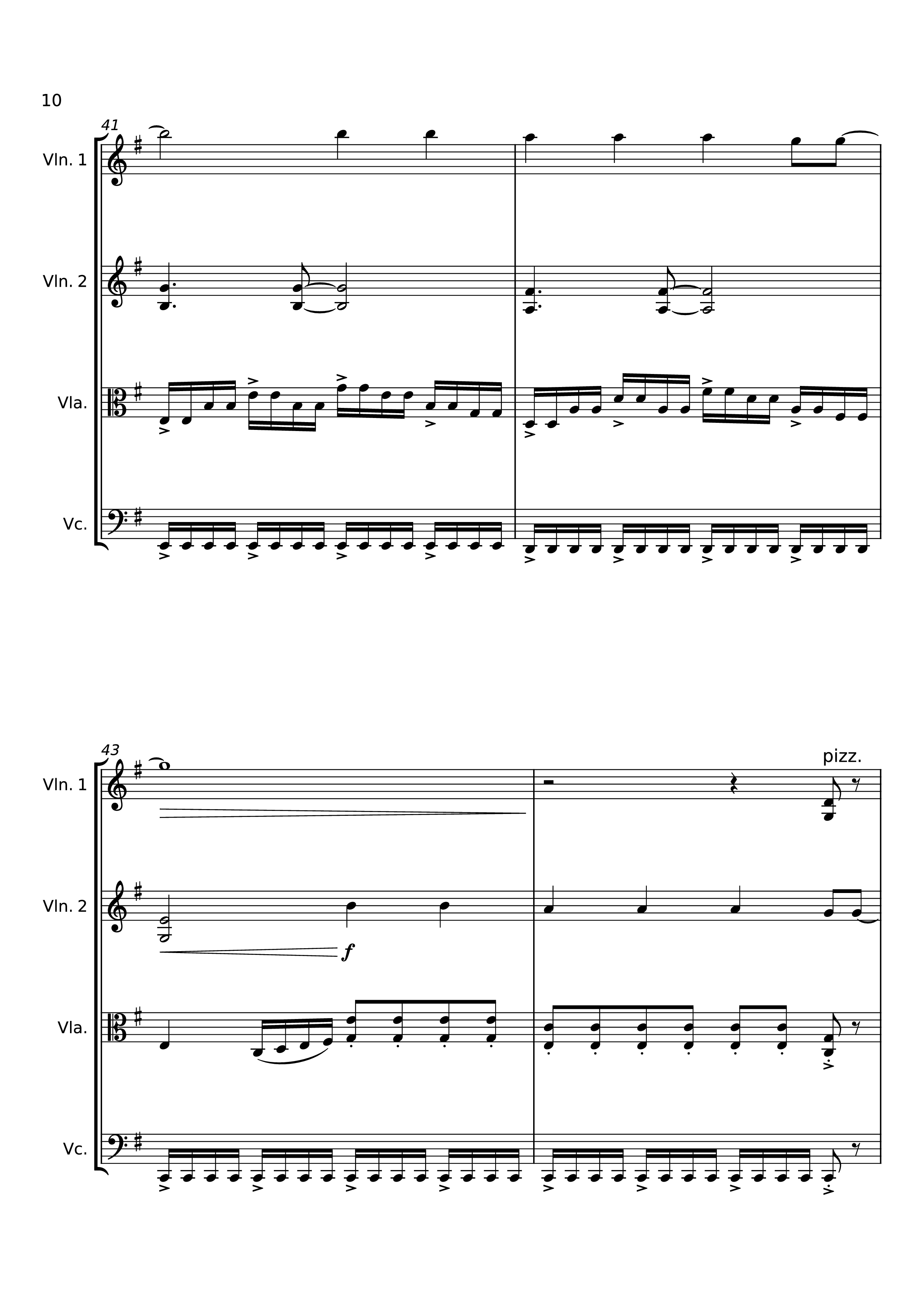 Trang 10 của Sheet nhạc PDF bài hát Dancing On My Own Violin - Svetakorol777