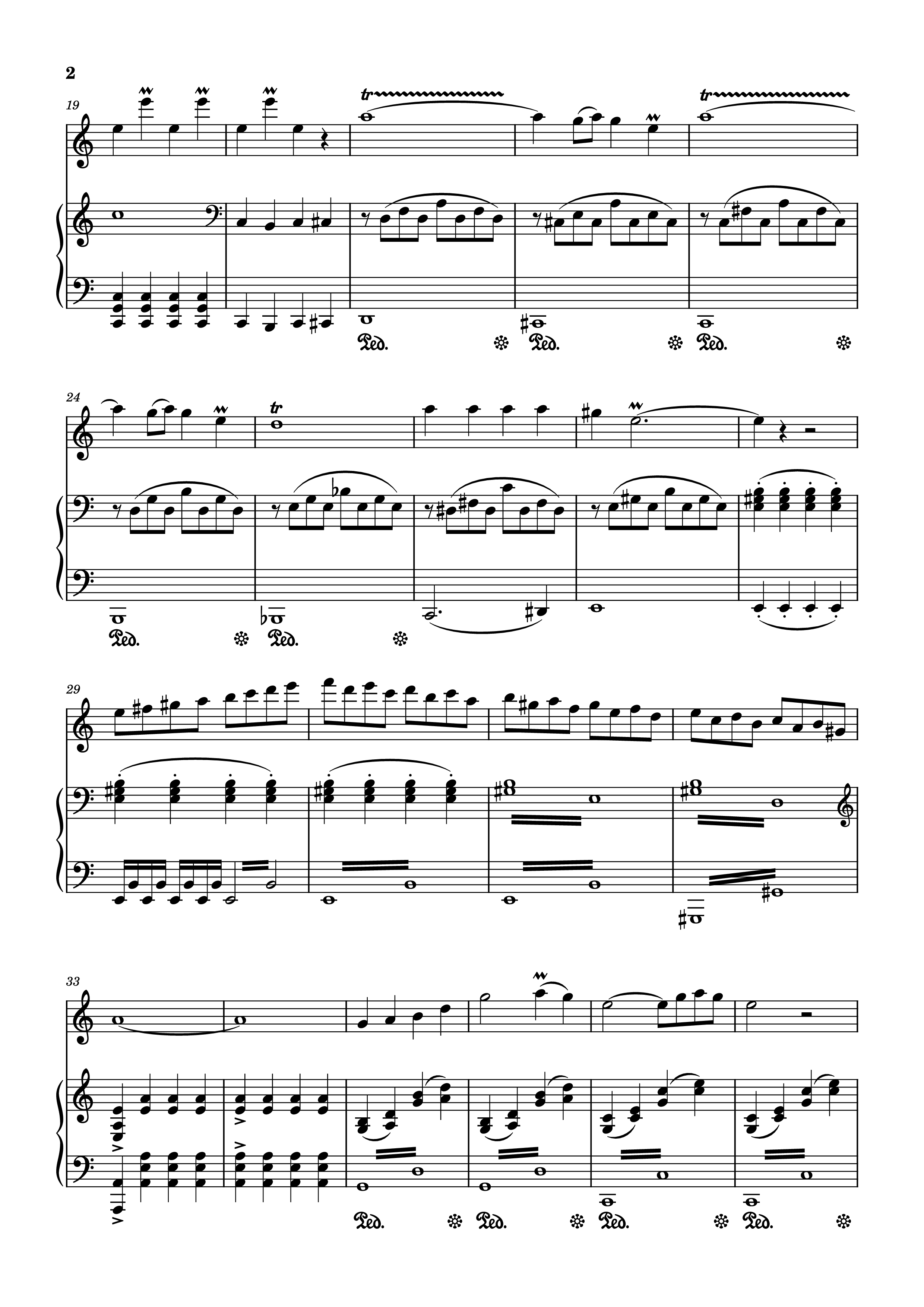 Trang 2 của Sheet nhạc PDF Piano bài hát Vírgenes del sol Piano - Compositor: Jorge Bravo de Rueda