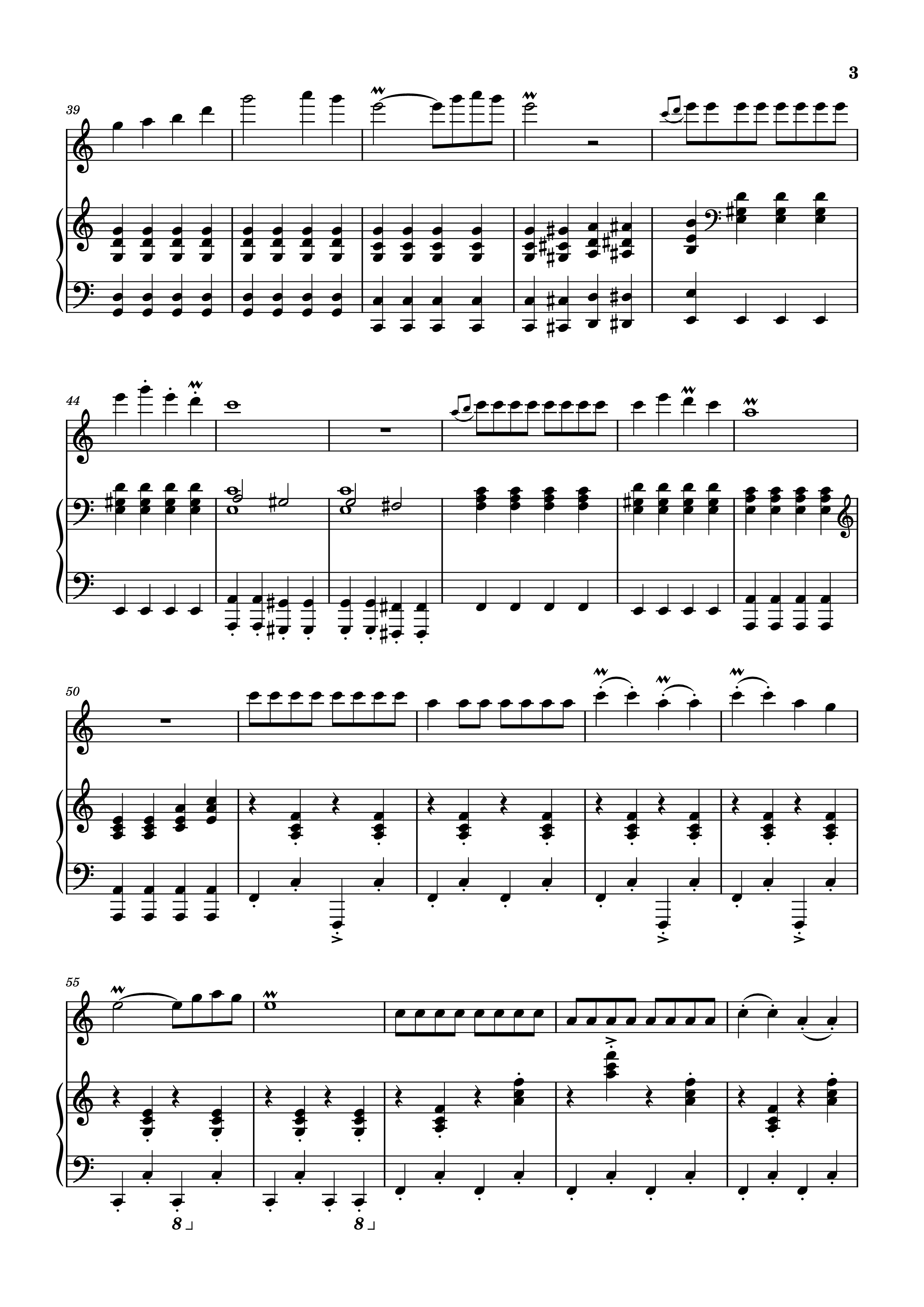 Trang 3 của Sheet nhạc PDF Piano bài hát Vírgenes del sol Piano - Compositor: Jorge Bravo de Rueda