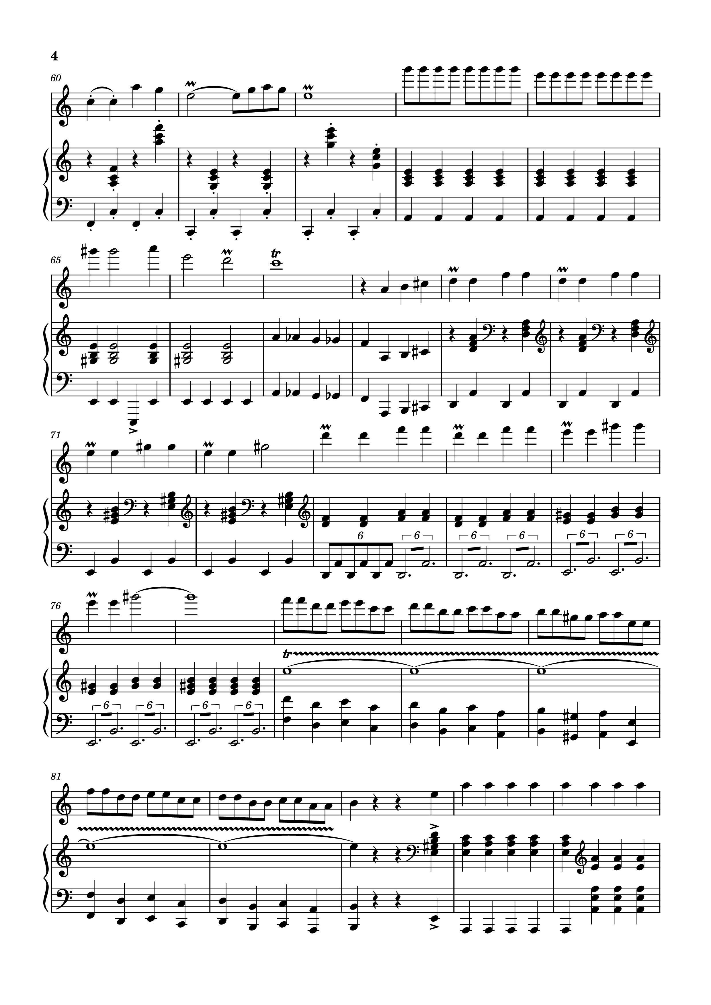Trang 4 của Sheet nhạc PDF Piano bài hát Vírgenes del sol Piano - Compositor: Jorge Bravo de Rueda