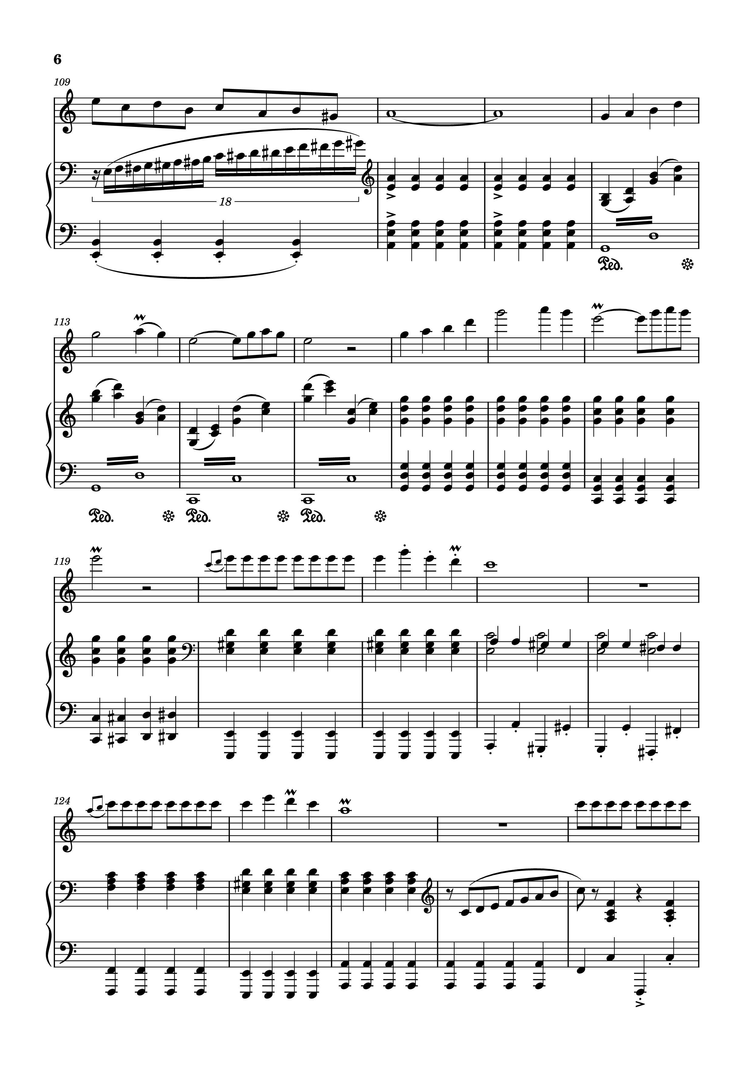 Trang 6 của Sheet nhạc PDF Piano bài hát Vírgenes del sol Piano - Compositor: Jorge Bravo de Rueda