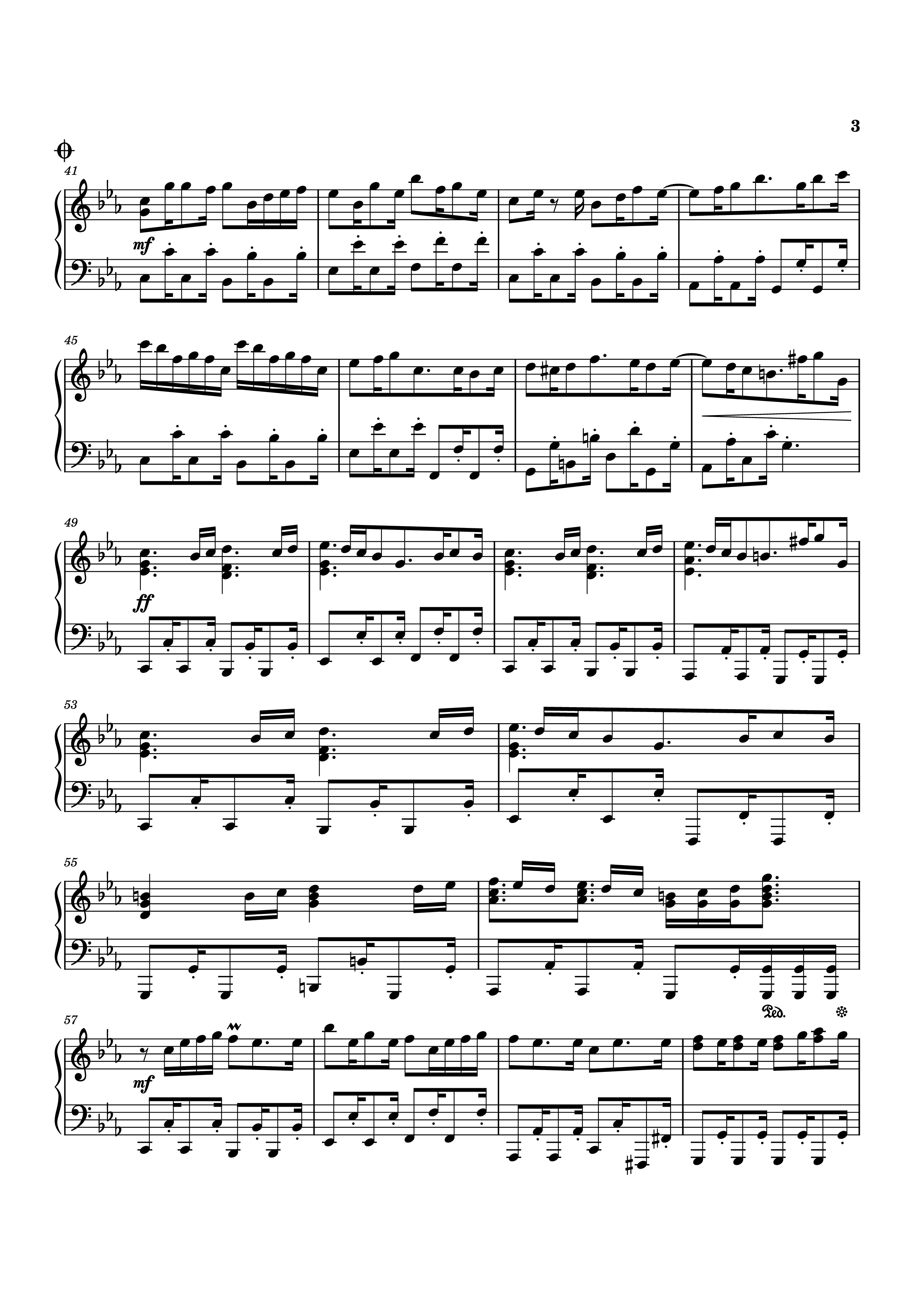 Trang 3 của Sheet nhạc PDF Piano bài hát Never Be Alone Piano - Shadrow