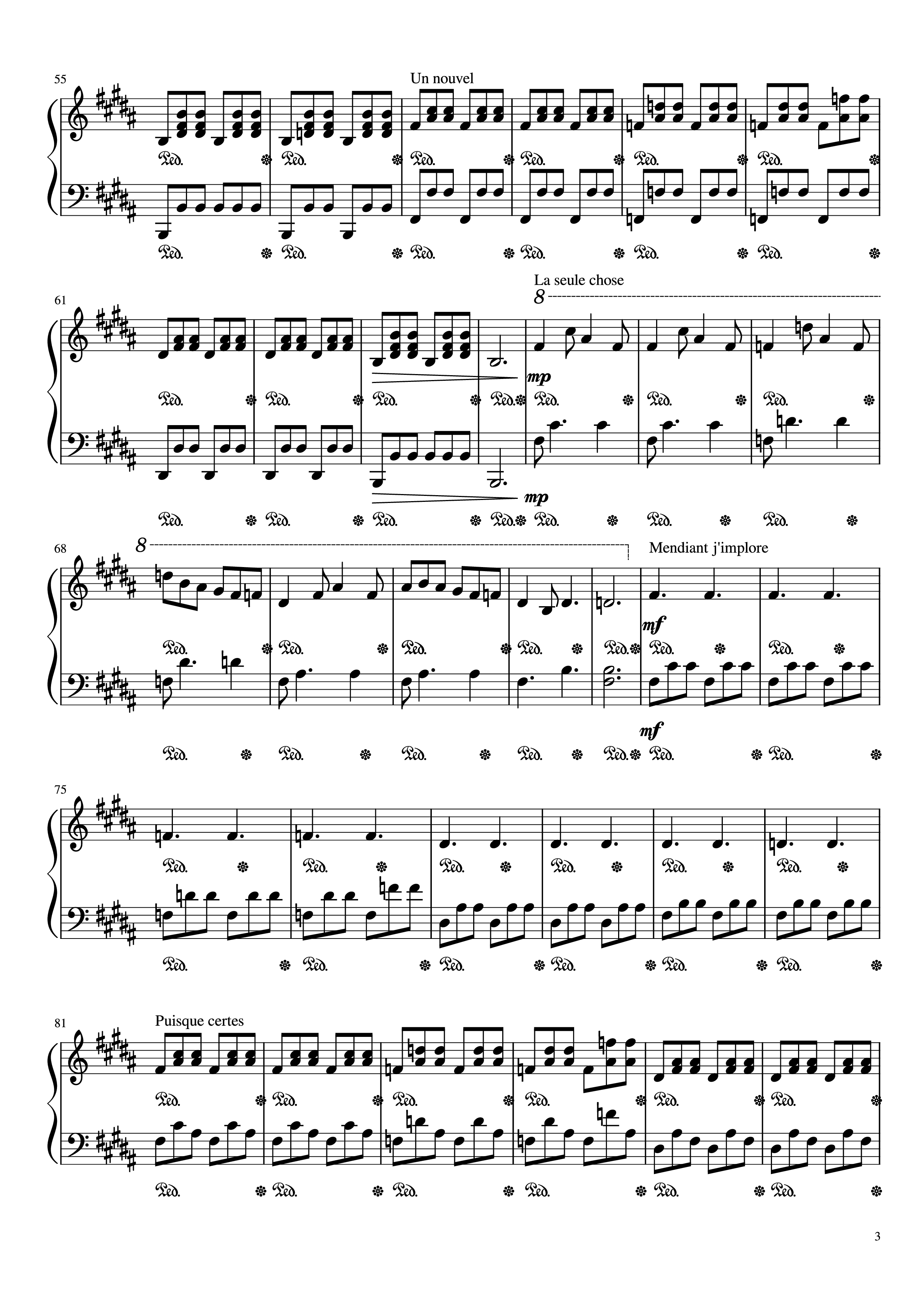 Trang 3 của Sheet nhạc PDF Piano bài hát Mr/Mme Piano - Loïc Nottet