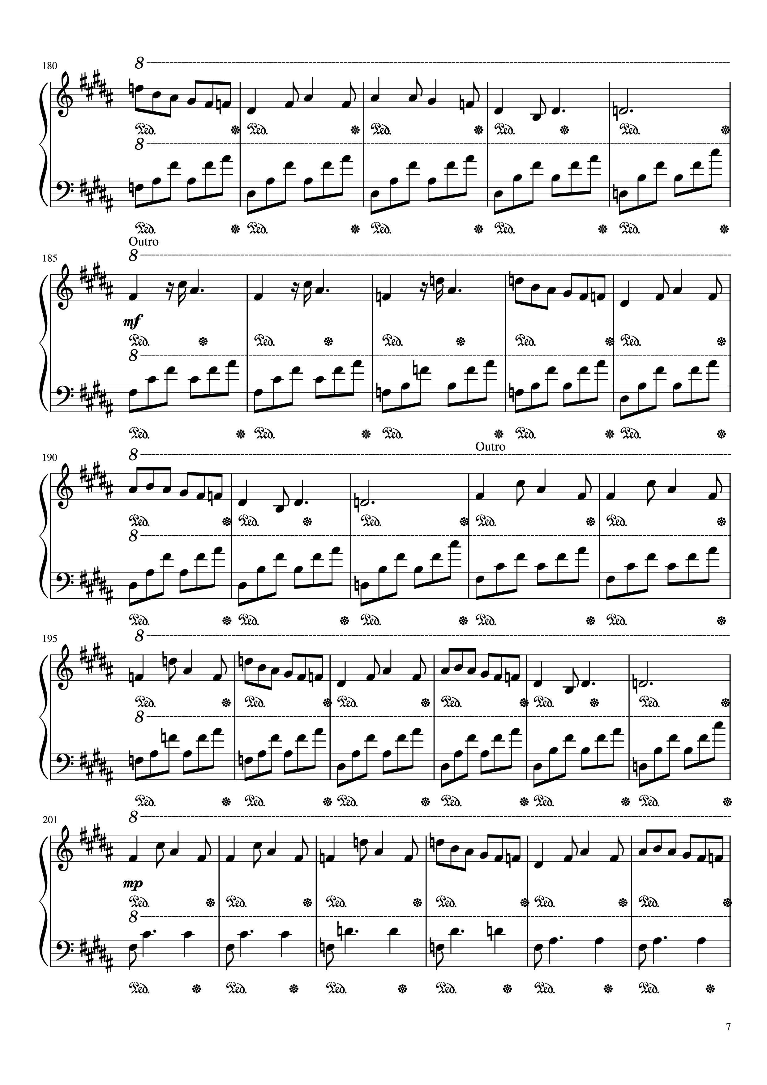 Trang 7 của Sheet nhạc PDF Piano bài hát Mr/Mme Piano - Loïc Nottet