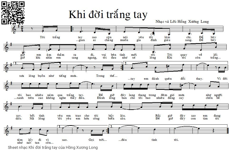 Khi đời trắng tay