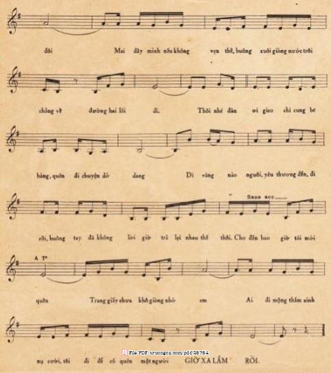 Trang 2 của Sheet nhạc PDF bài hát Giờ xa lắm rồi - Hoài Linh