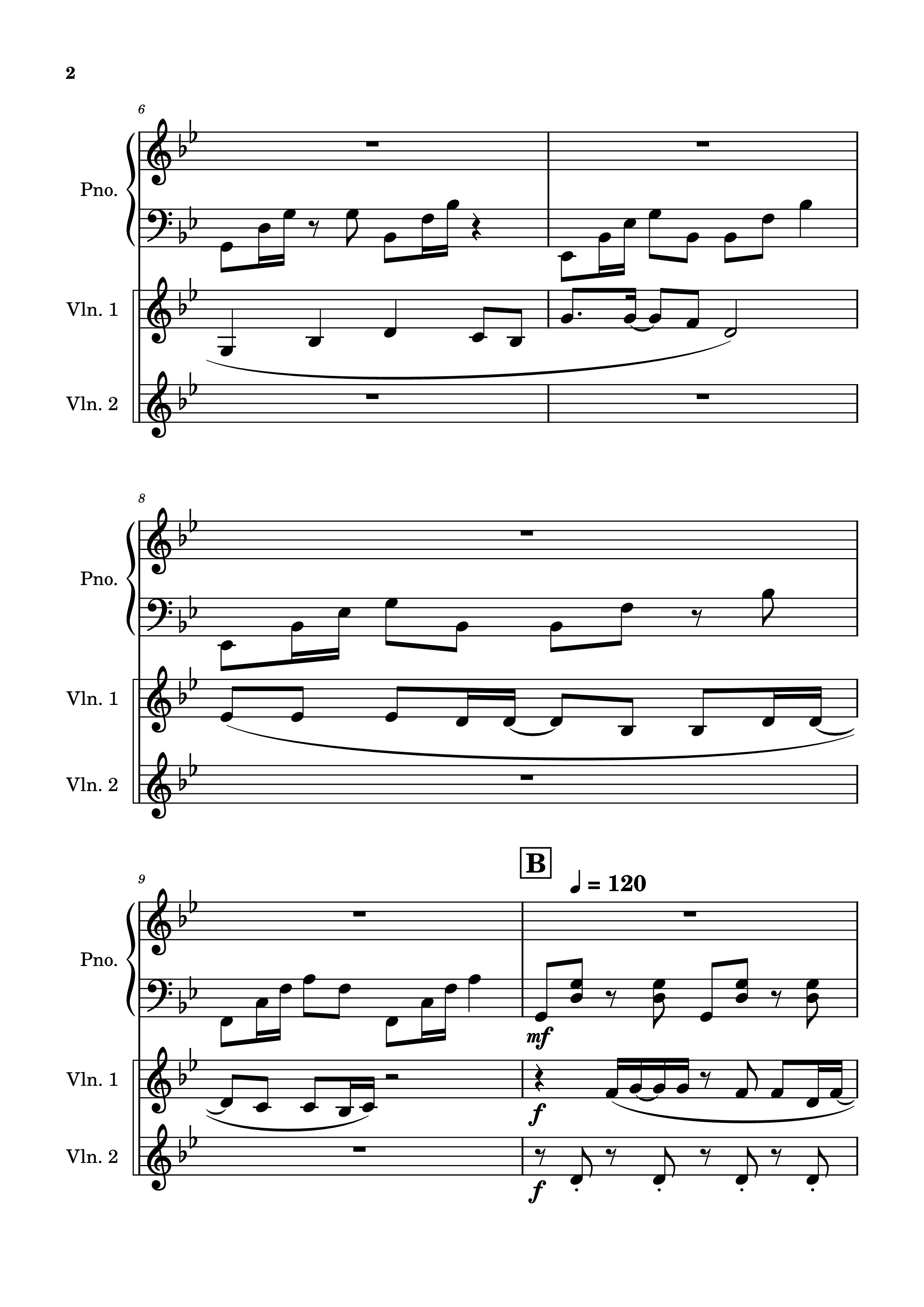 Trang 2 của Sheet nhạc PDF Piano bài hát Carry You Home Piano - Arranged by Madeline Stratford