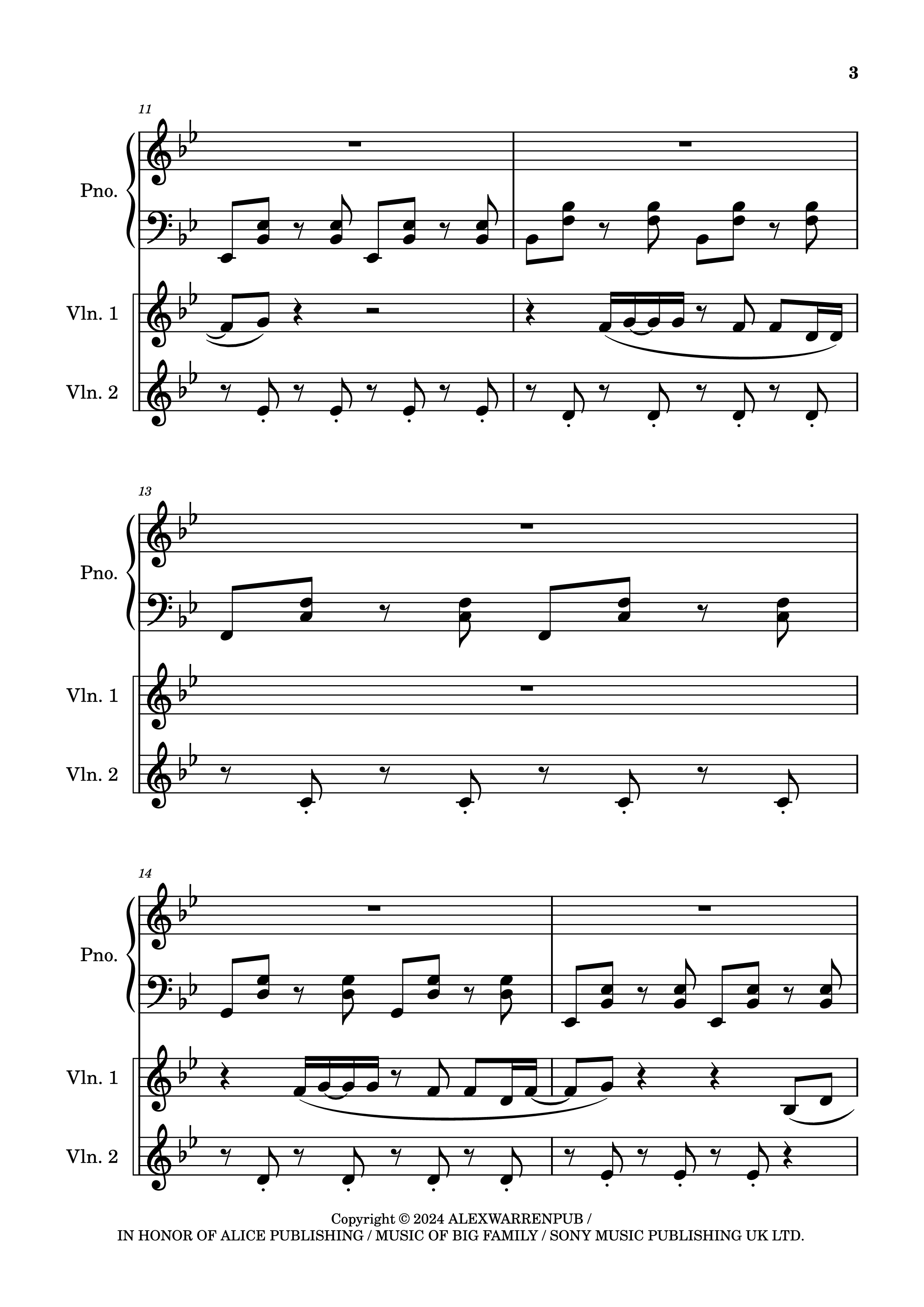 Trang 3 của Sheet nhạc PDF Piano bài hát Carry You Home Piano - Arranged by Madeline Stratford