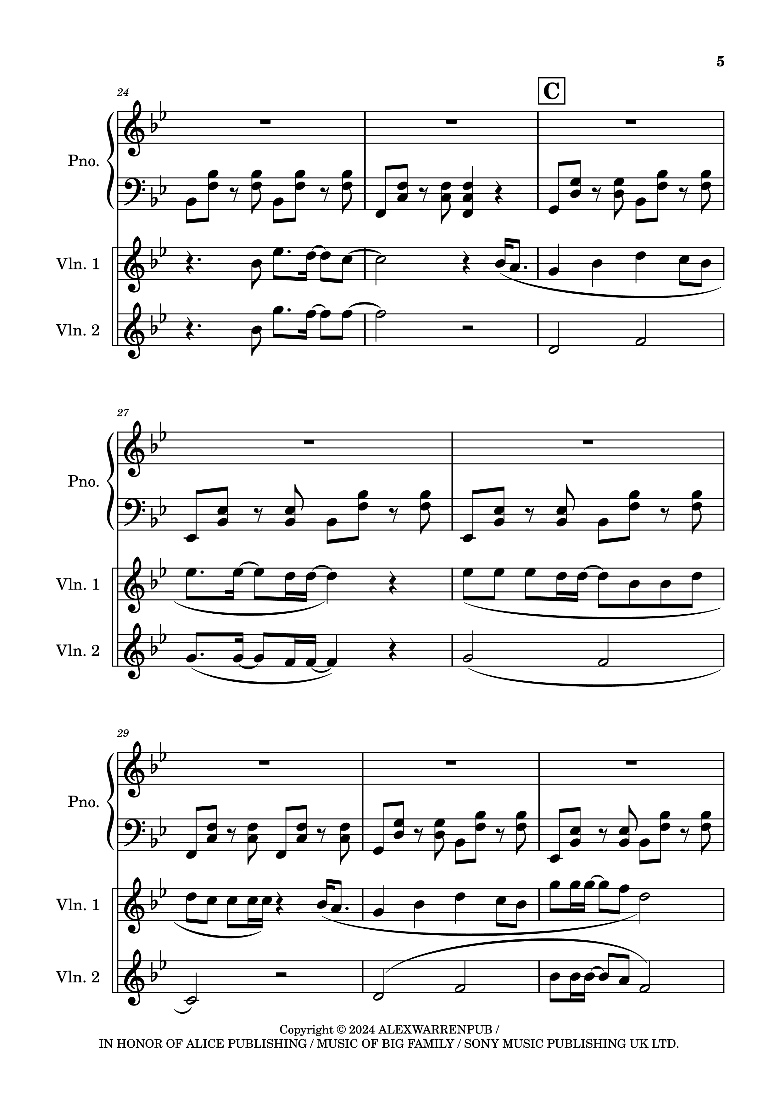 Trang 5 của Sheet nhạc PDF Piano bài hát Carry You Home Piano - Arranged by Madeline Stratford