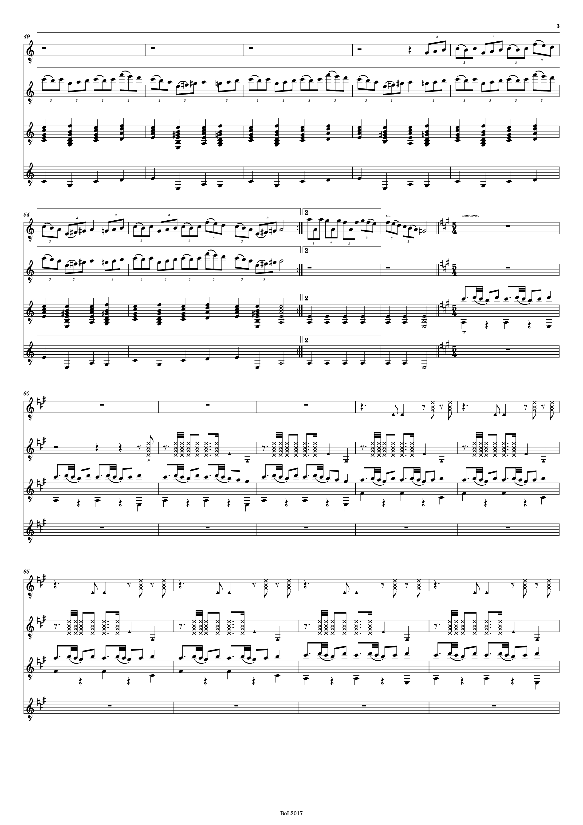 Trang 3 của Sheet nhạc PDF Piano bài hát Fiesta - Tarantella Piano - Based on a composition of H. Salina