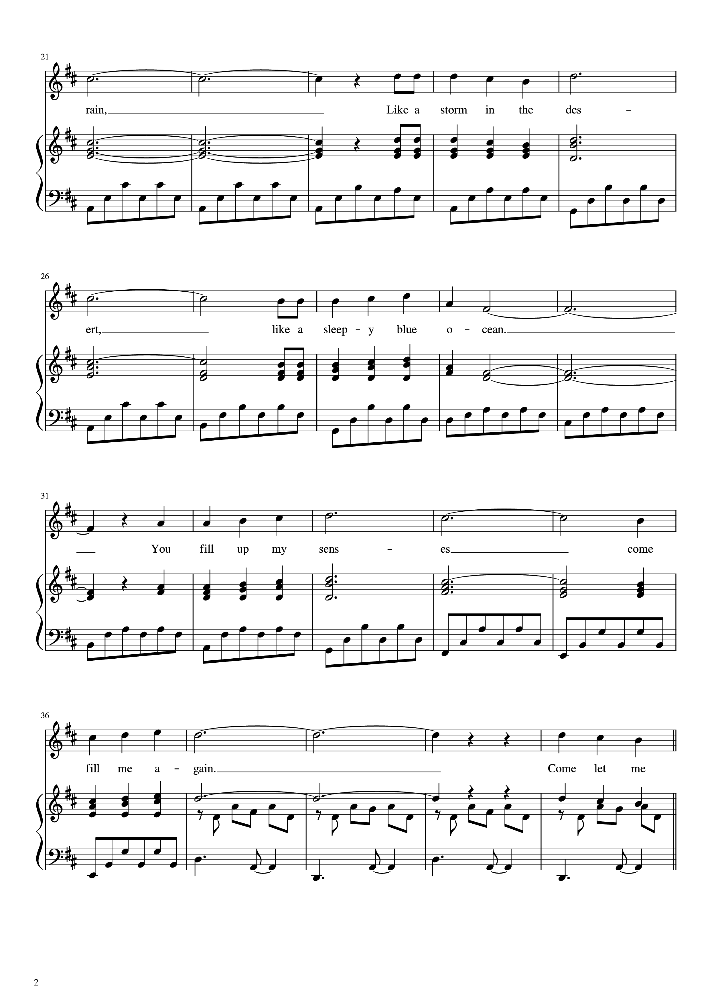 Trang 2 của Sheet nhạc PDF Piano bài hát score-cdc1236efb01c417b9411daee2e0ff99 Piano - Undefined