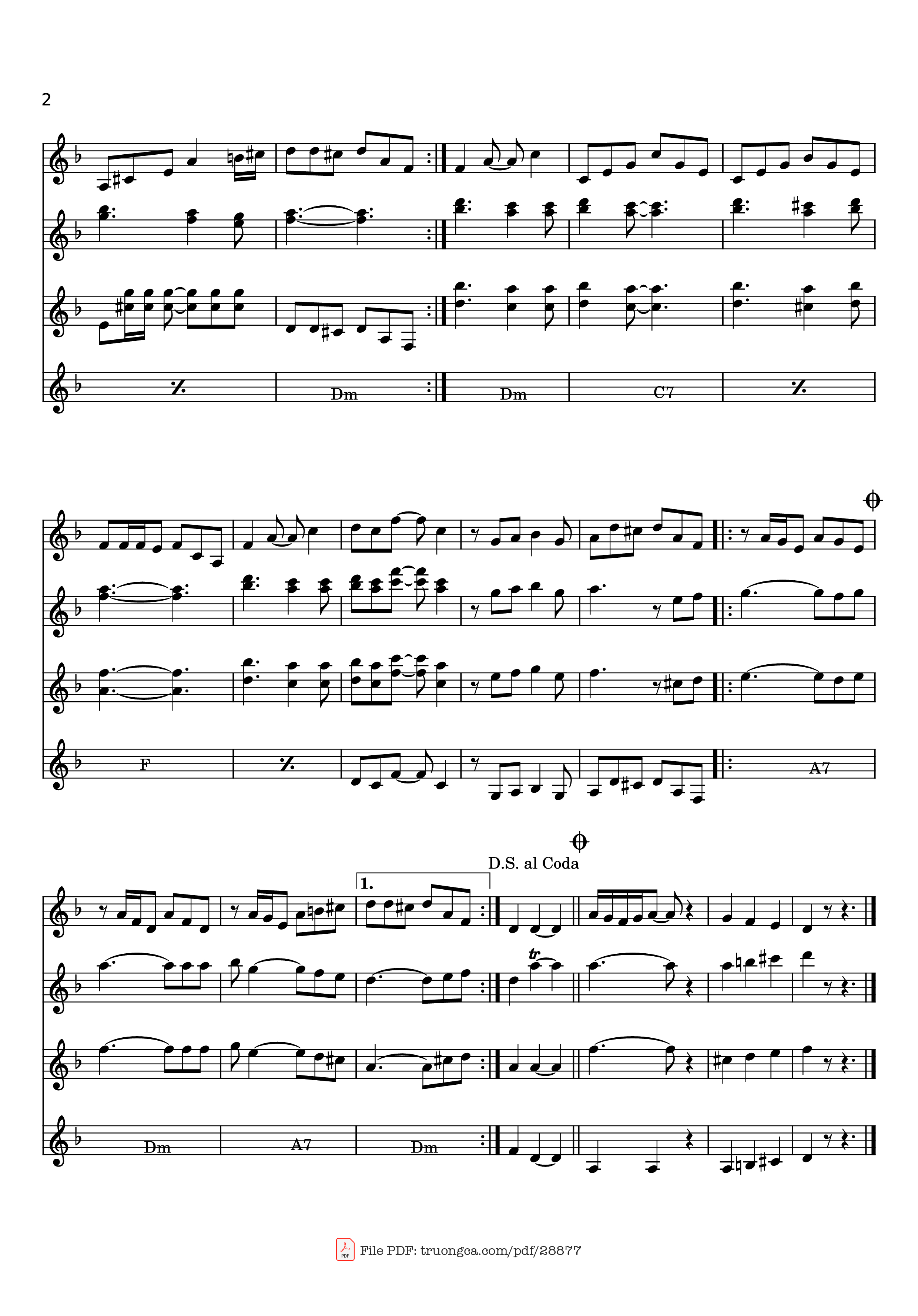 Trang 2 của Sheet nhạc PDF Piano bài hát LA CONCHEPERLA Piano - Undefined