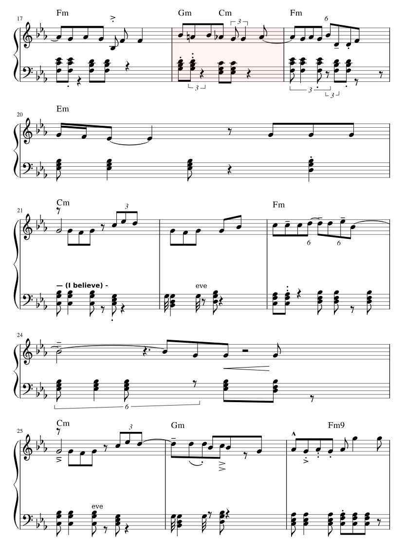 Trang 2 của Sheet nhạc PDF bài hát Aloha - Cool