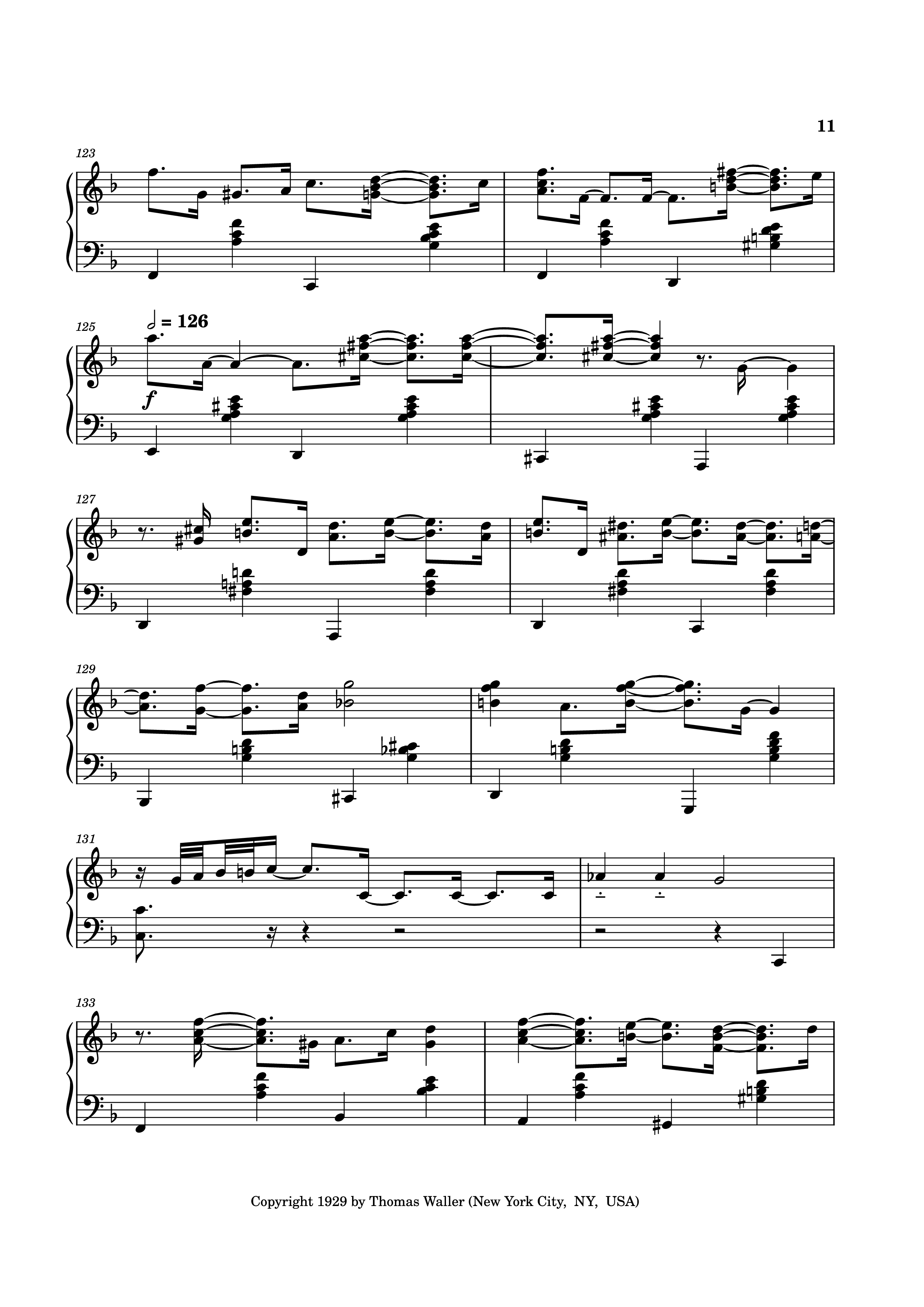 Trang 11 của Sheet nhạc PDF bài hát Handful of Keys Piano - UrFavRagtimeGuy 