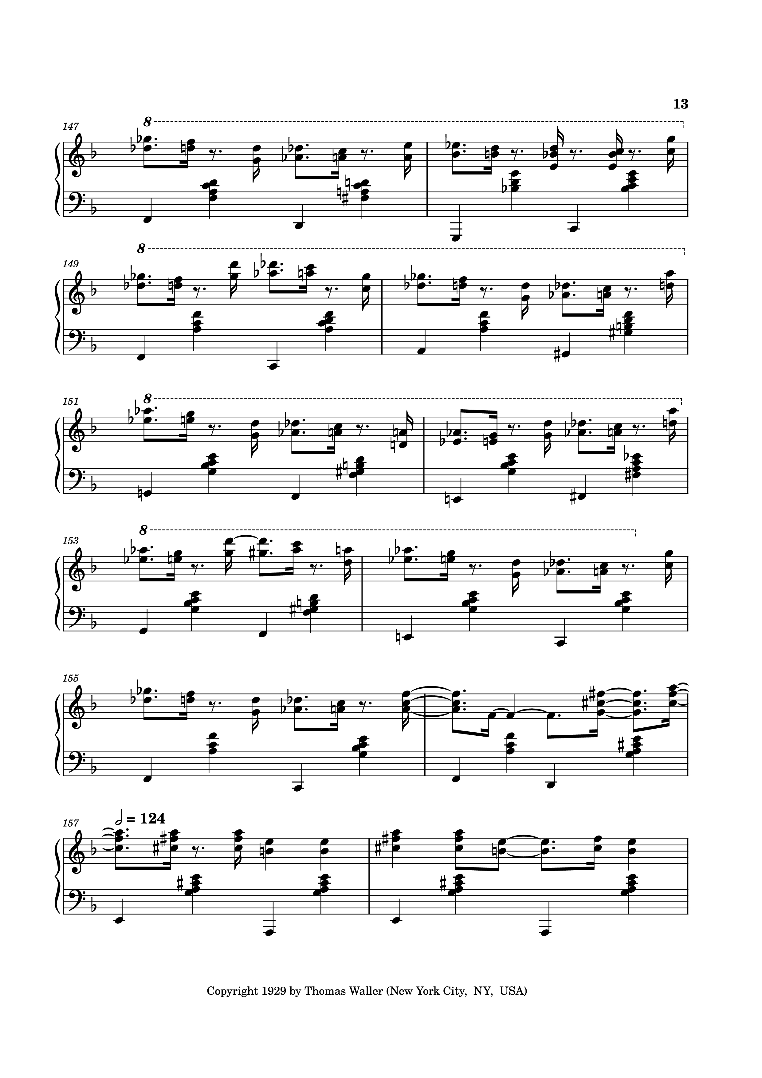 Trang 13 của Sheet nhạc PDF bài hát Handful of Keys Piano - UrFavRagtimeGuy 