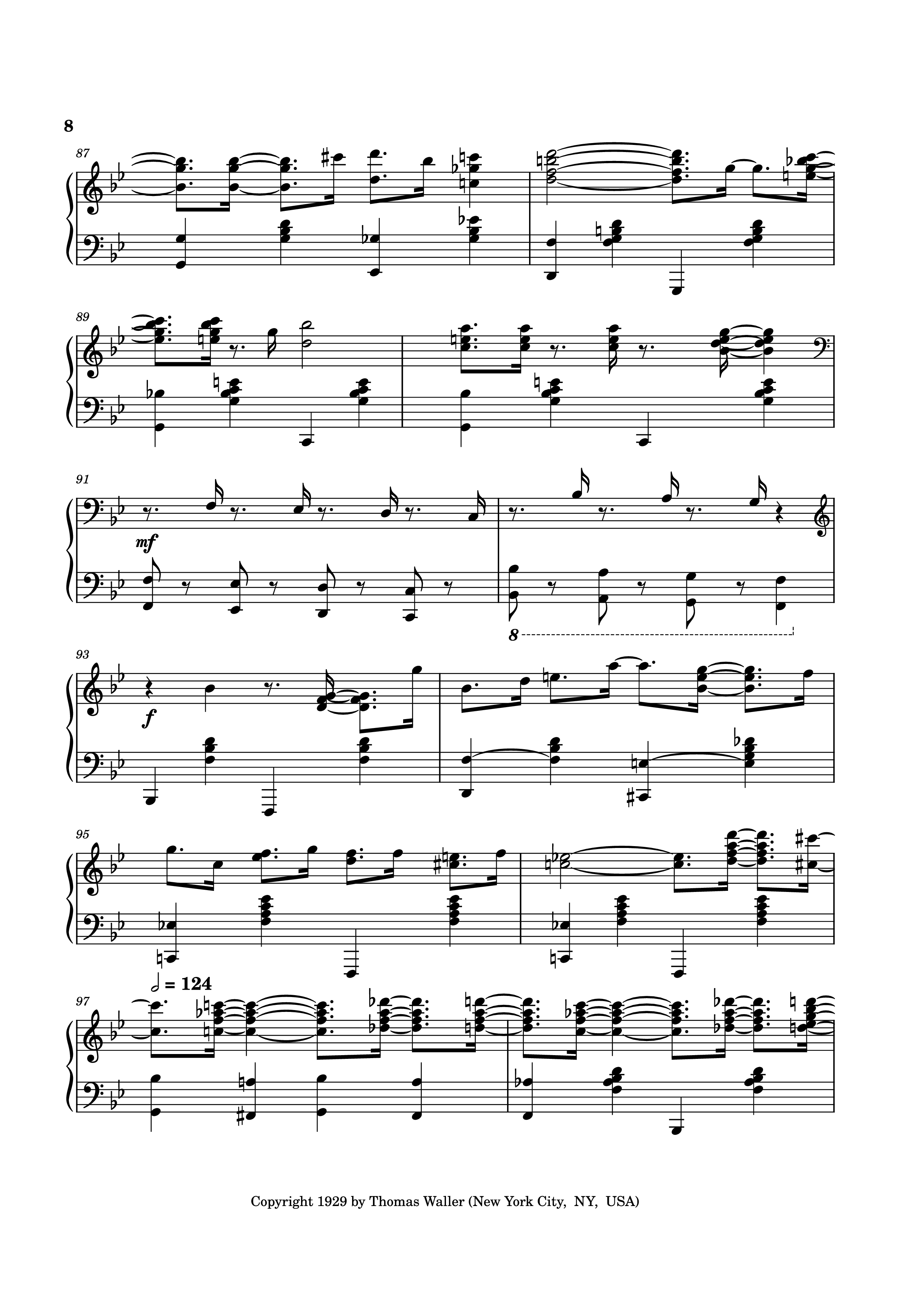 Trang 8 của Sheet nhạc PDF bài hát Handful of Keys Piano - UrFavRagtimeGuy 