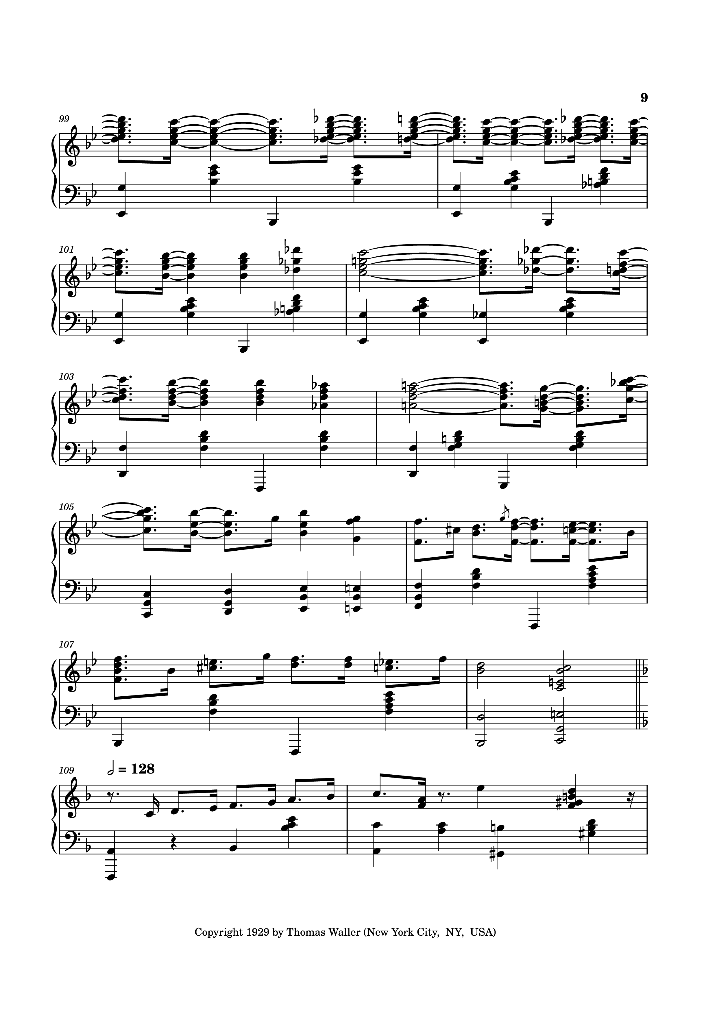 Trang 9 của Sheet nhạc PDF bài hát Handful of Keys Piano - UrFavRagtimeGuy 