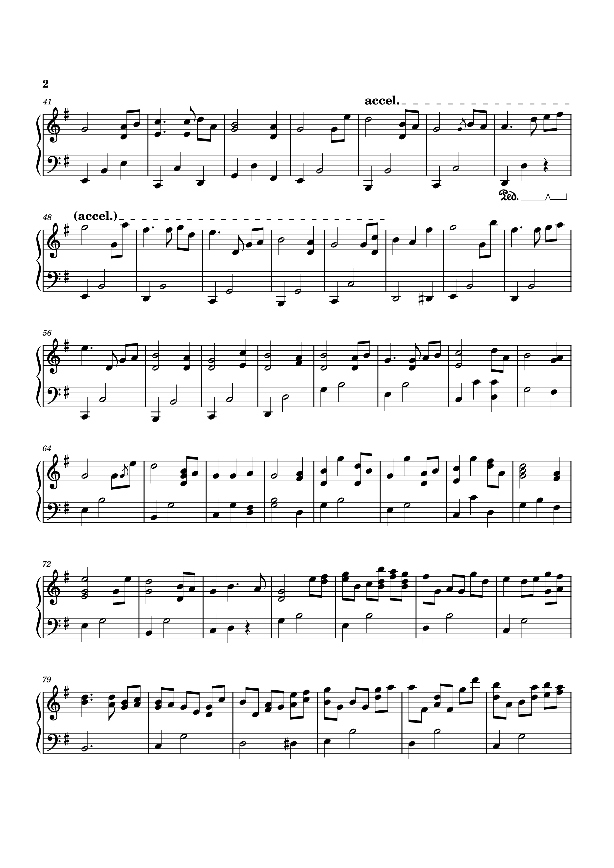 Trang 2 của Sheet nhạc PDF Piano bài hát FINAL ONE Piano - Composed by: Haruka Nakamura